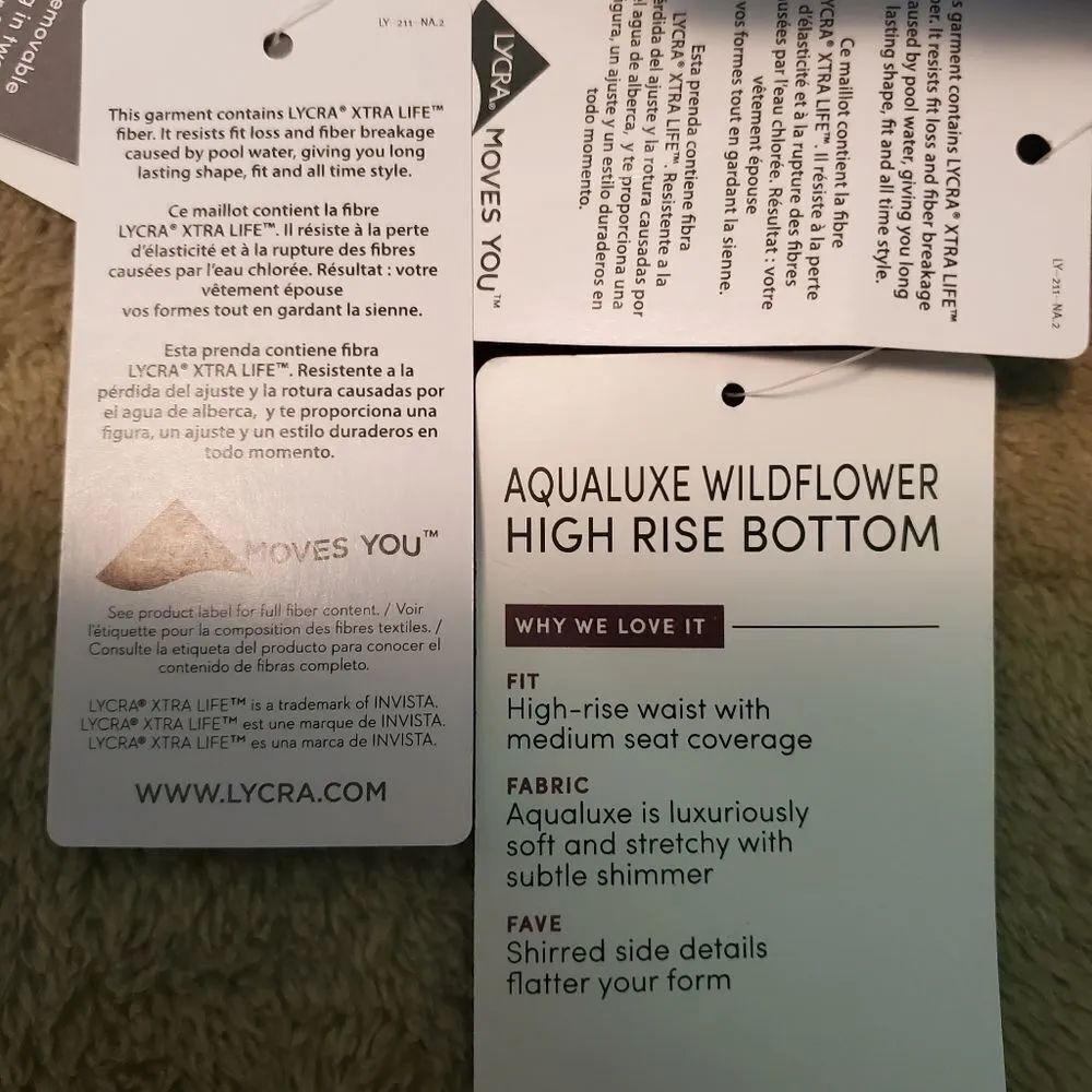 Athleta NWT  Aqualuxe Wildflower Bikini Swimsuit - Image 13