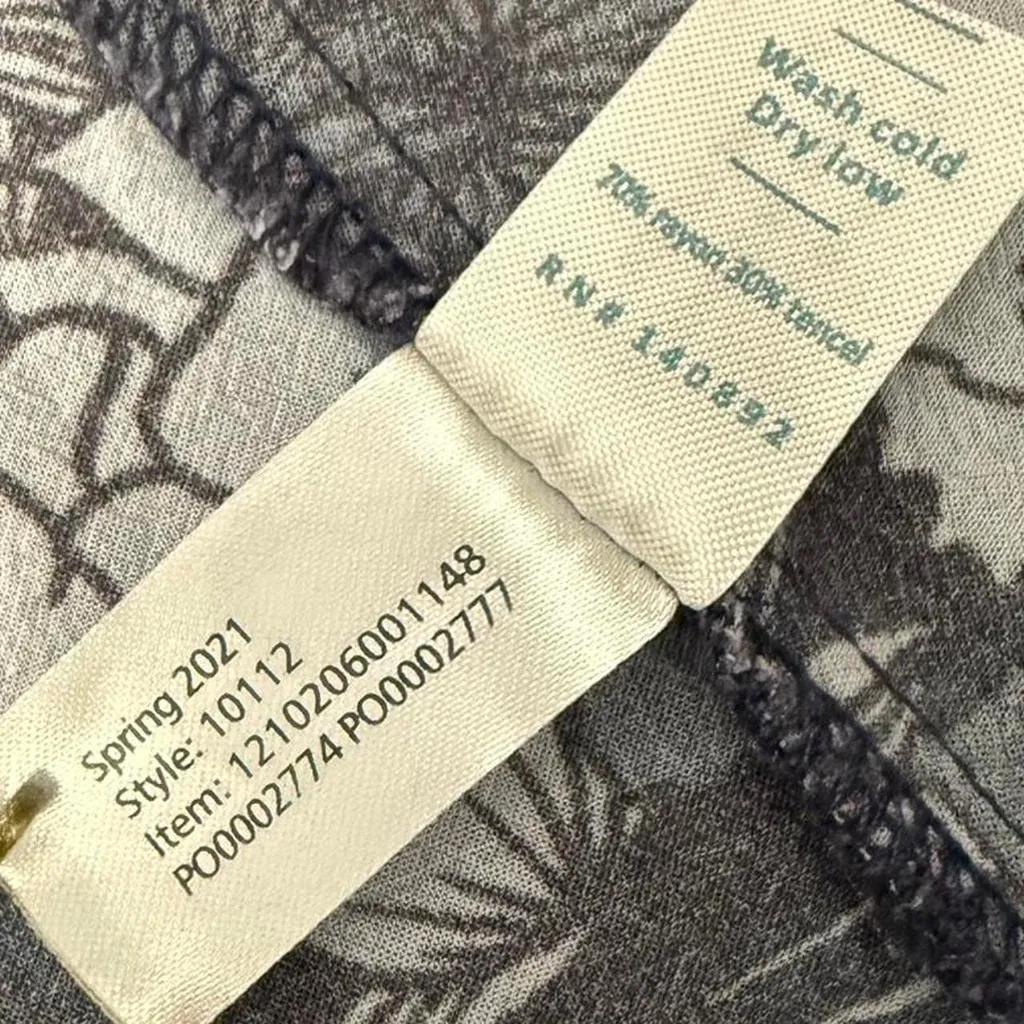 Marine Layer Emlyn Floral Wrap Midi Dress in Navy Floral Print - Size S - Image 6