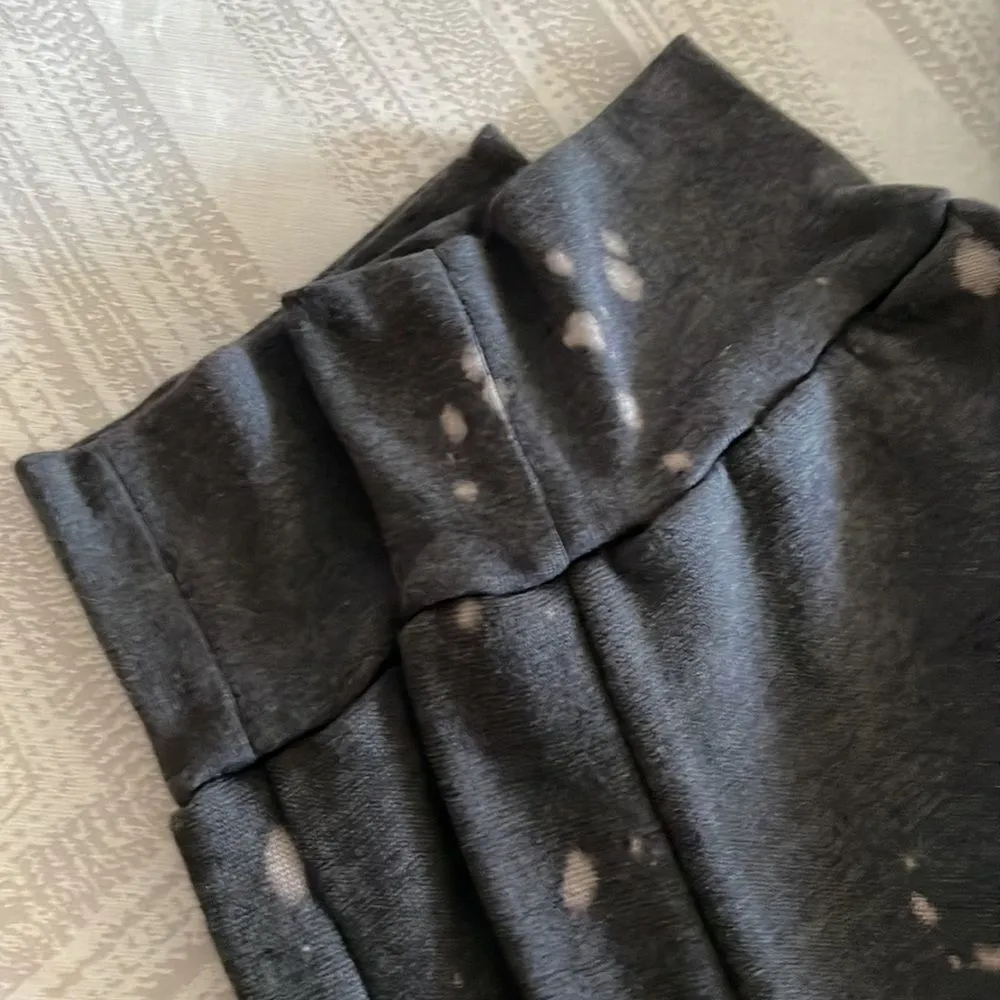 T2Love Women’s Grey with Bleach Spot Joggers Gray Size L - Image 2