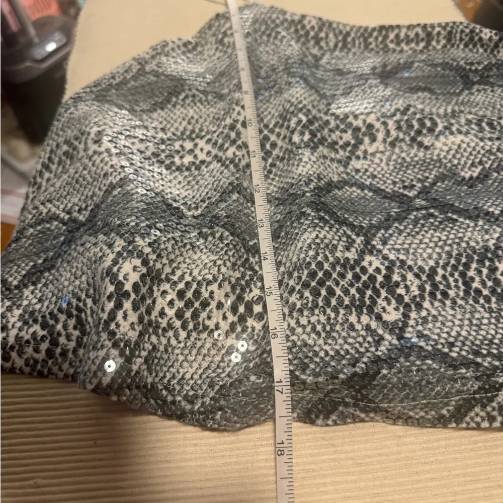 Endless Rose Black and White Mini Slip Skirt Set - Image 10