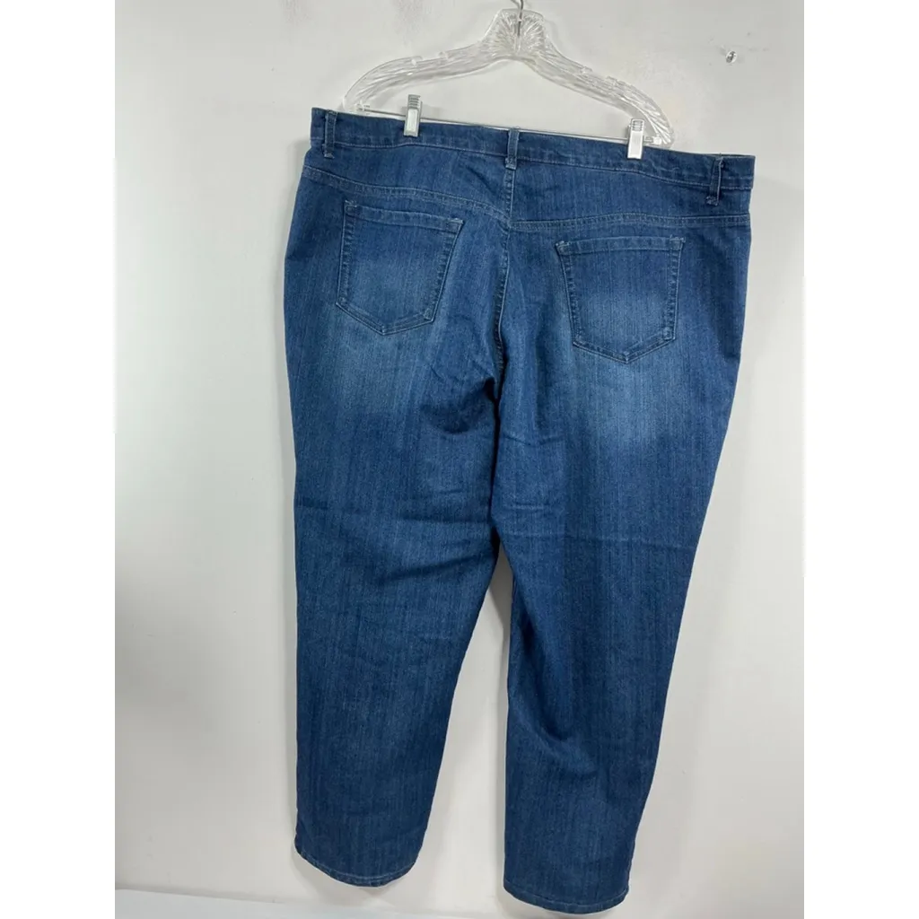 Womans Gloria Vanderbilt Amanda Blue Jeans 24 W - Image 2