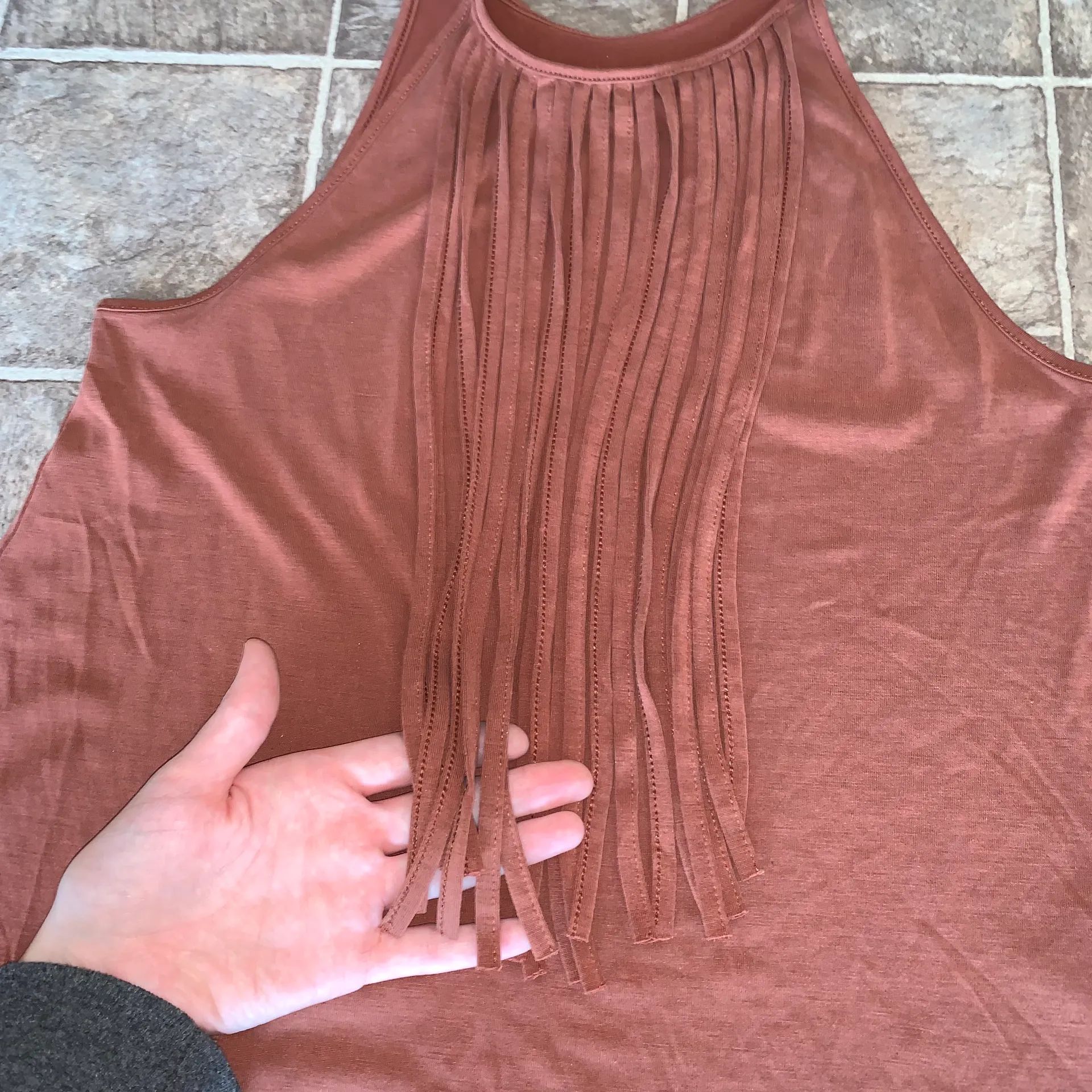 NWOT American Eagle Soft & Sexy Tank Top with Tassels - Image 3