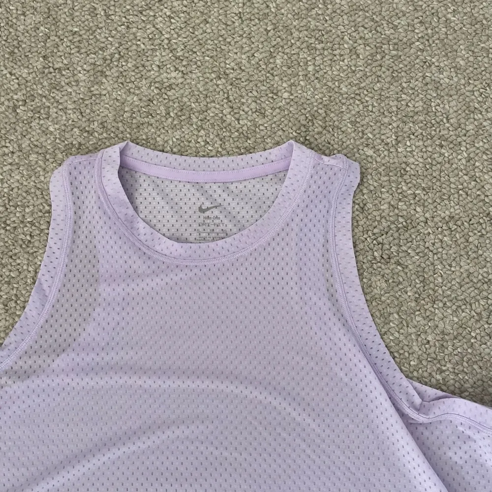 Nike One Dri-Fit Purple Mesh Classic Breathable Athletic Tank Top Sz XL NWT - Image 2