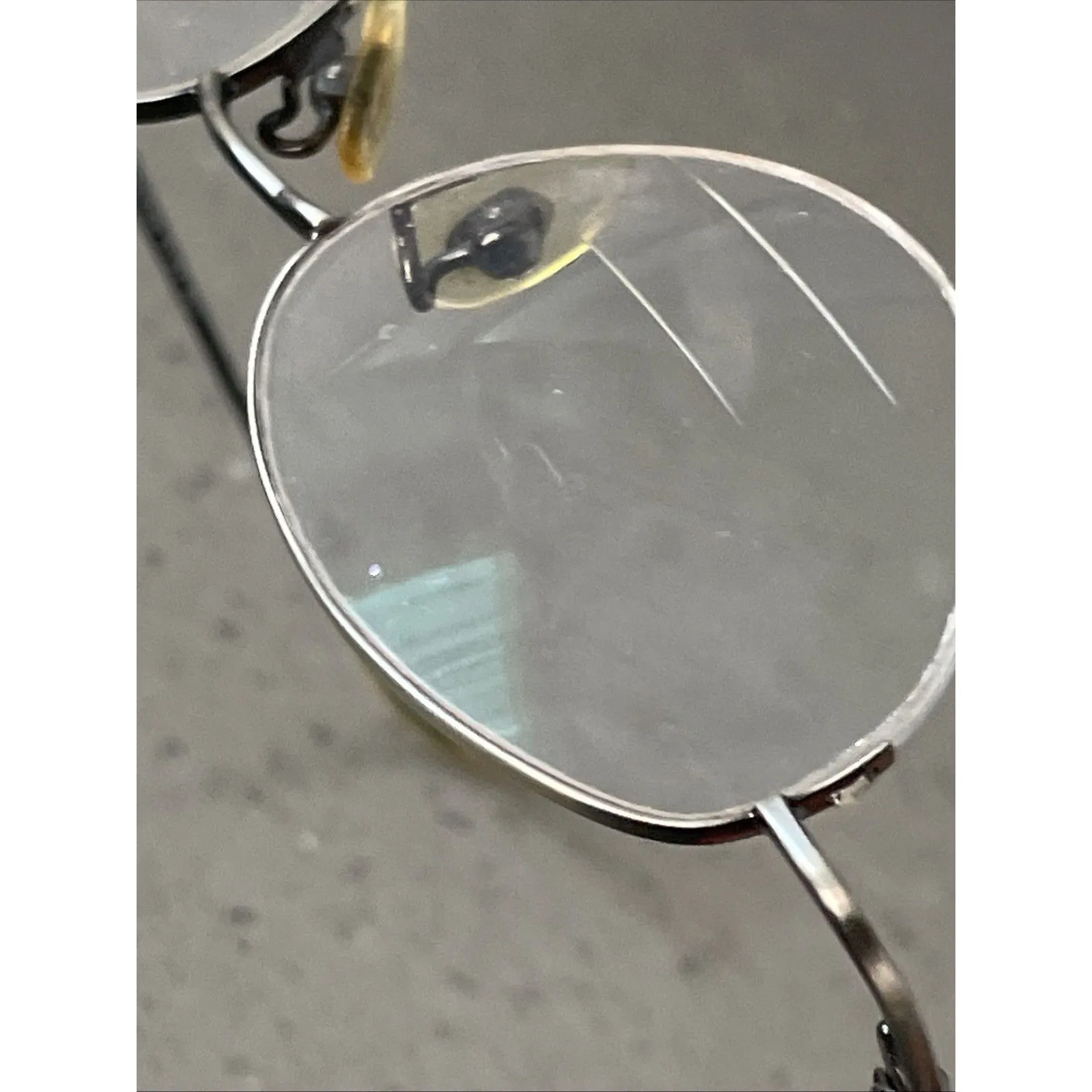 Apostrophe AP10 Pewter N7S Eyeglasses Frames ONLY Metal Half Rim Oval 48-19-135 - Image 13