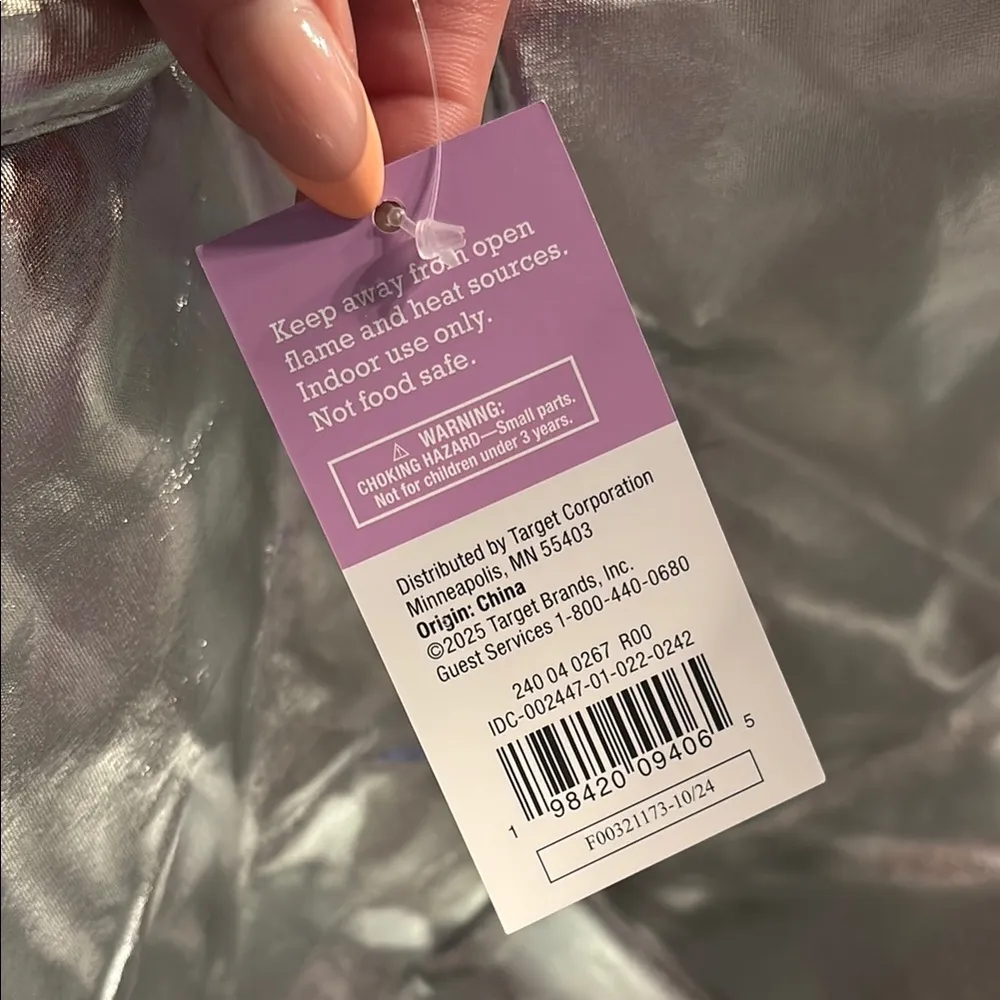 Spritz Silver Tinsel Bag - Image 4