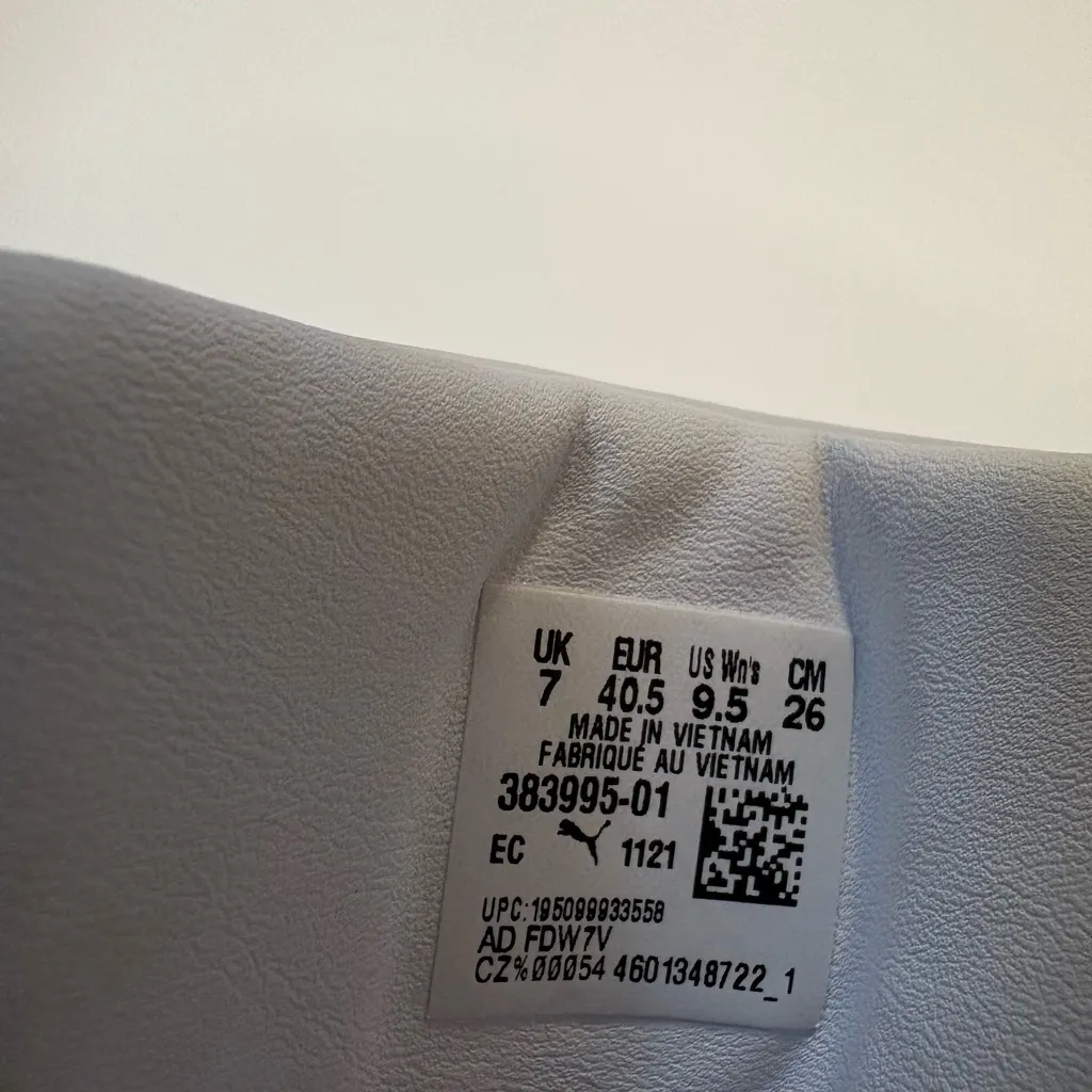 PUMA Mayze platform sneakers in white/green size 9.5 - Image 7