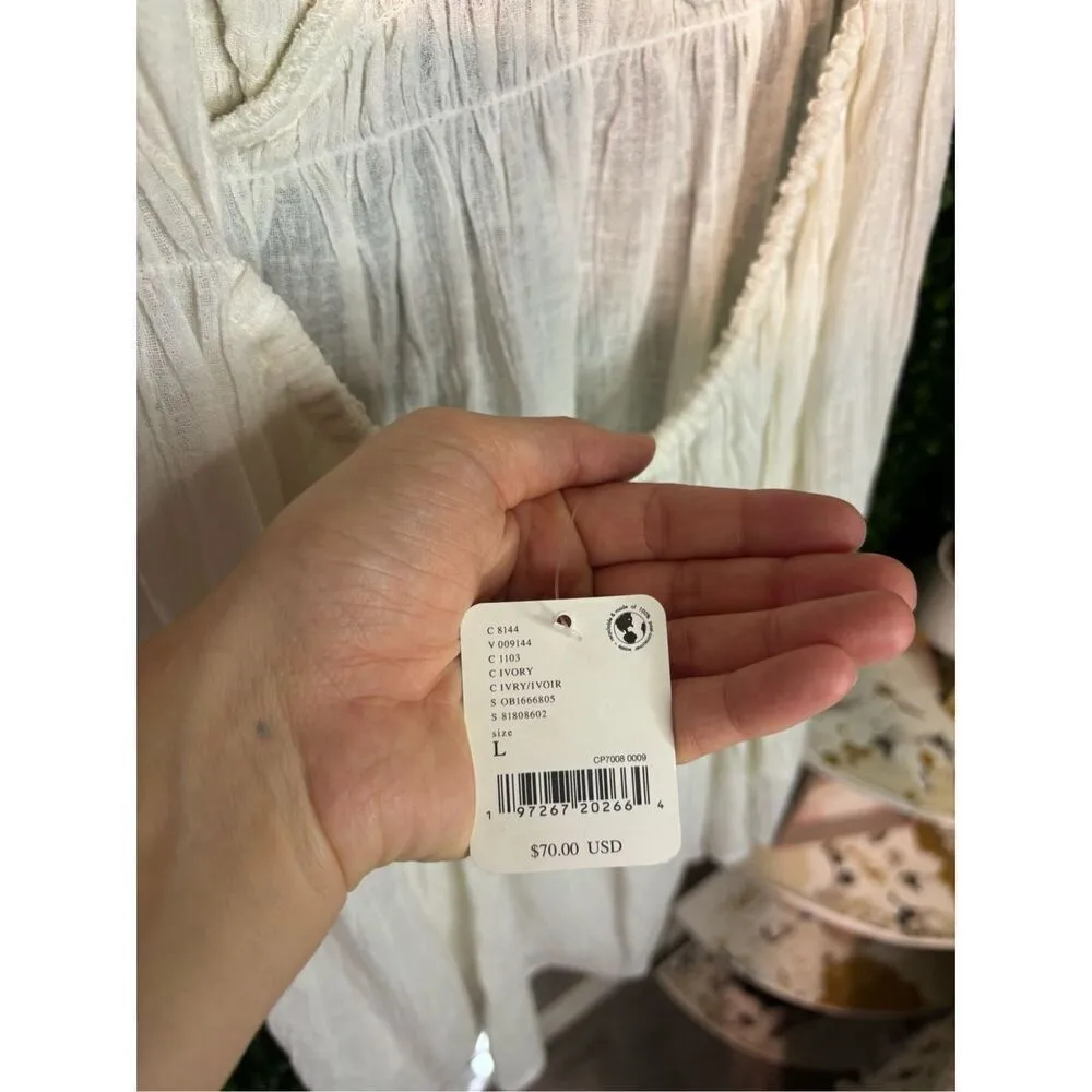 Free People Blissful Breeze Mini Dress Sz Large NWT - Image 5