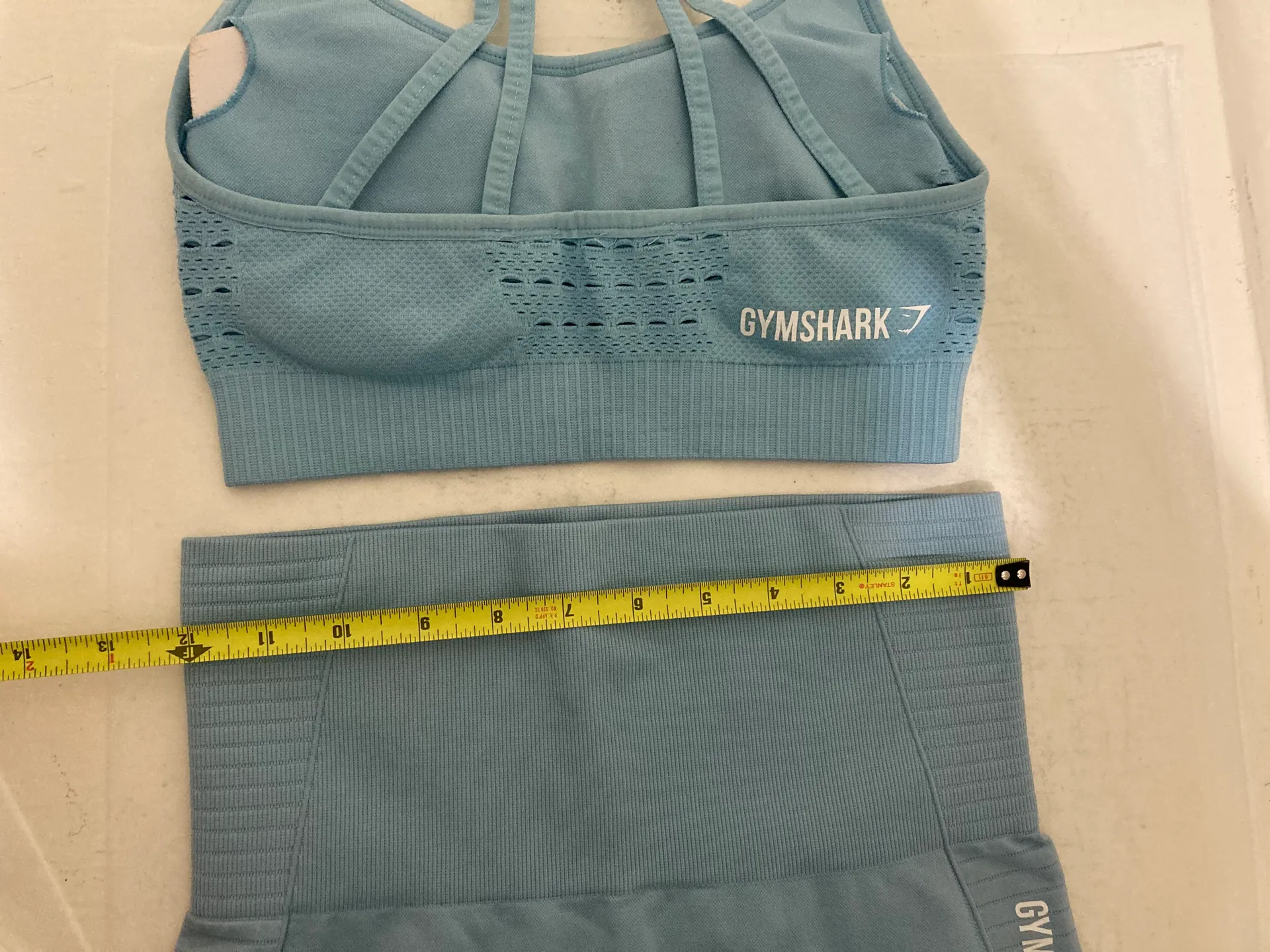 Gymshark Energy Seamless Blue Legging And Bra - Image 7