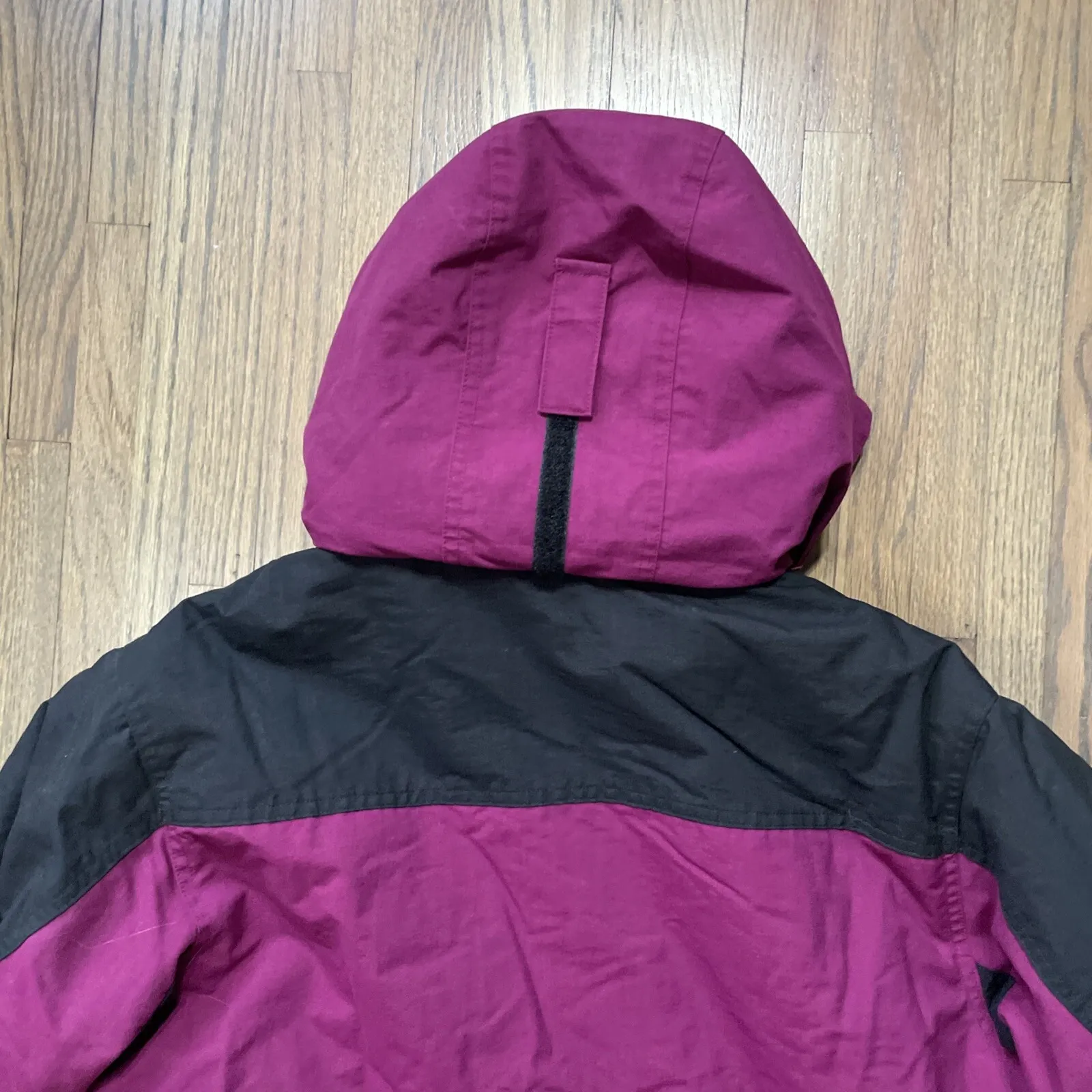 Vintage L.L.Bean Jacket Women's M Gorpcore 1990s Full Zip Hooded Purple Outdoor Size M - Image 11