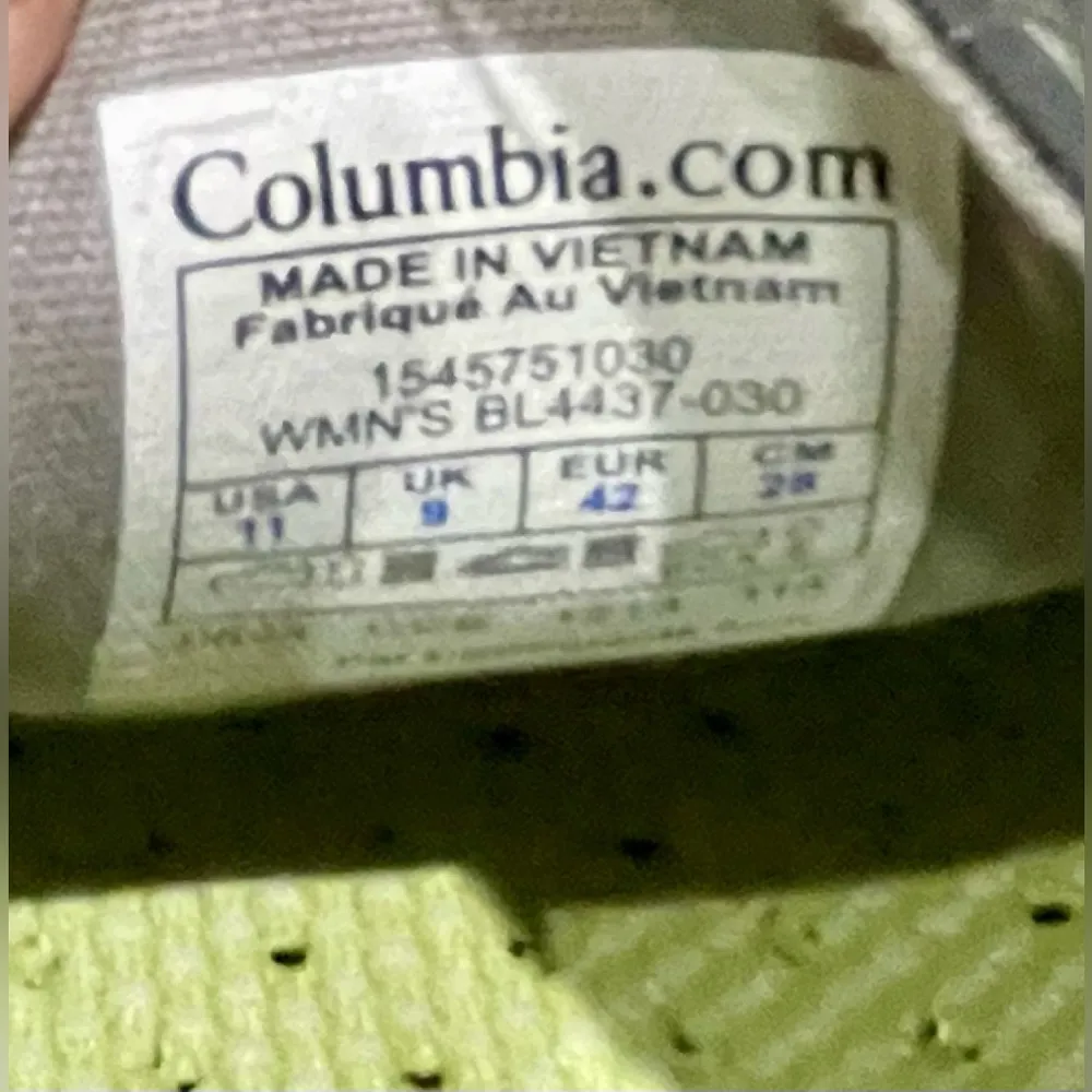 Women's Sunvent Boat PFG Boat Shoes - Grey/Lime Green - Sz 11 - Image 7