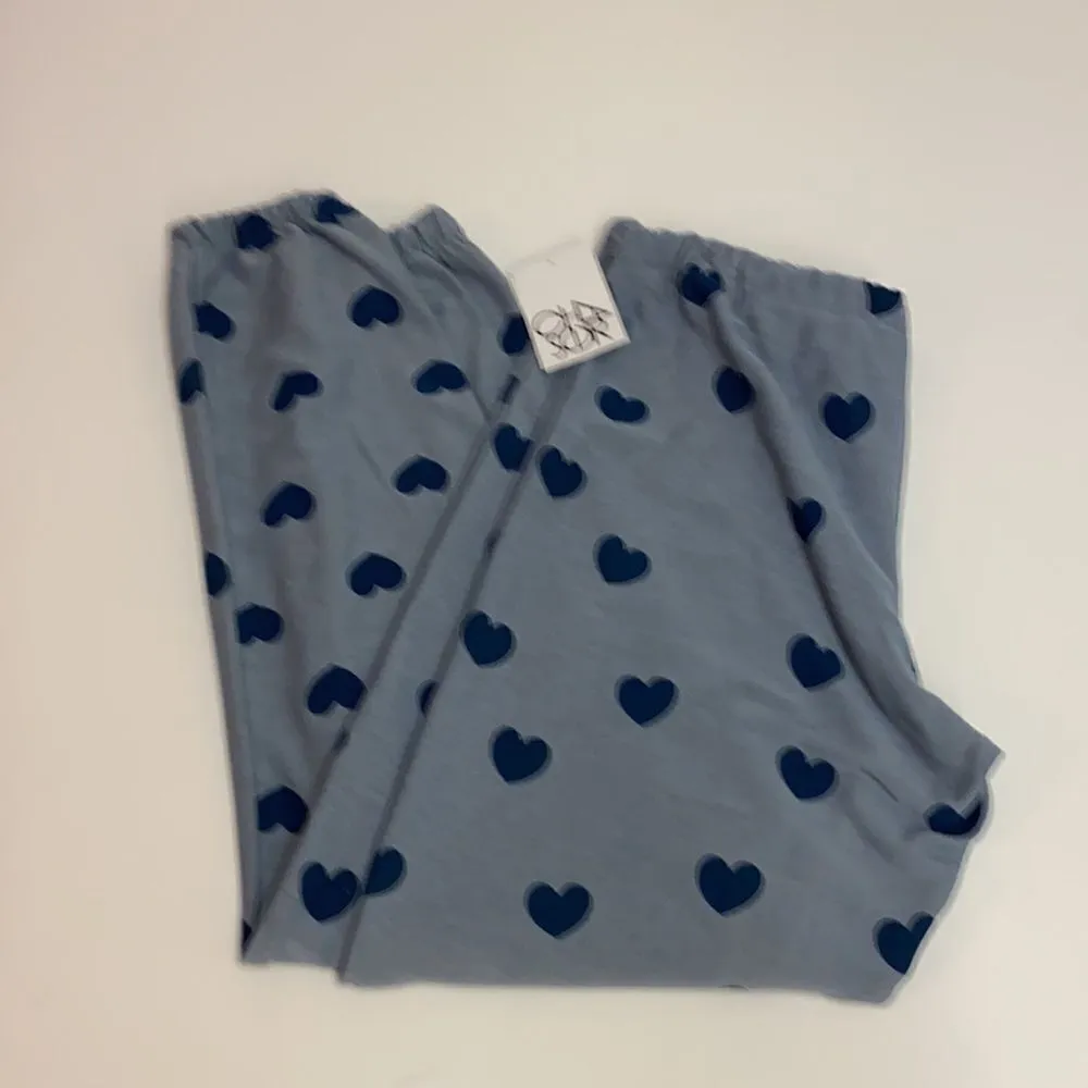 NWT Chaser Blue Hearts joggers C29 - Image 7
