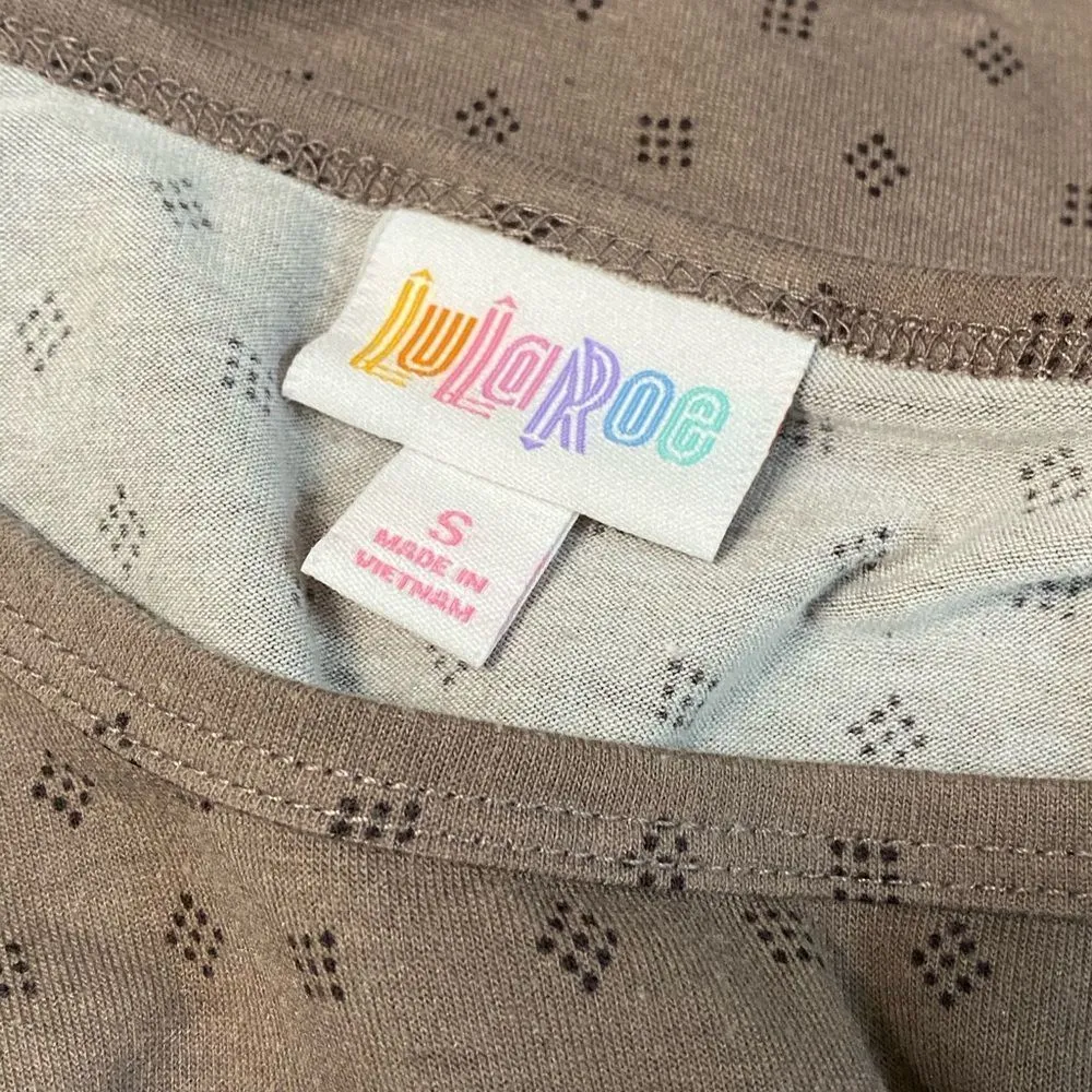 LULAROE small Brown Top Blouse - Image 5