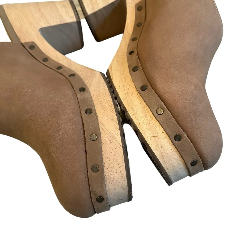 LOFT Slingback Leather Clogs, Sz 8 - Image 11