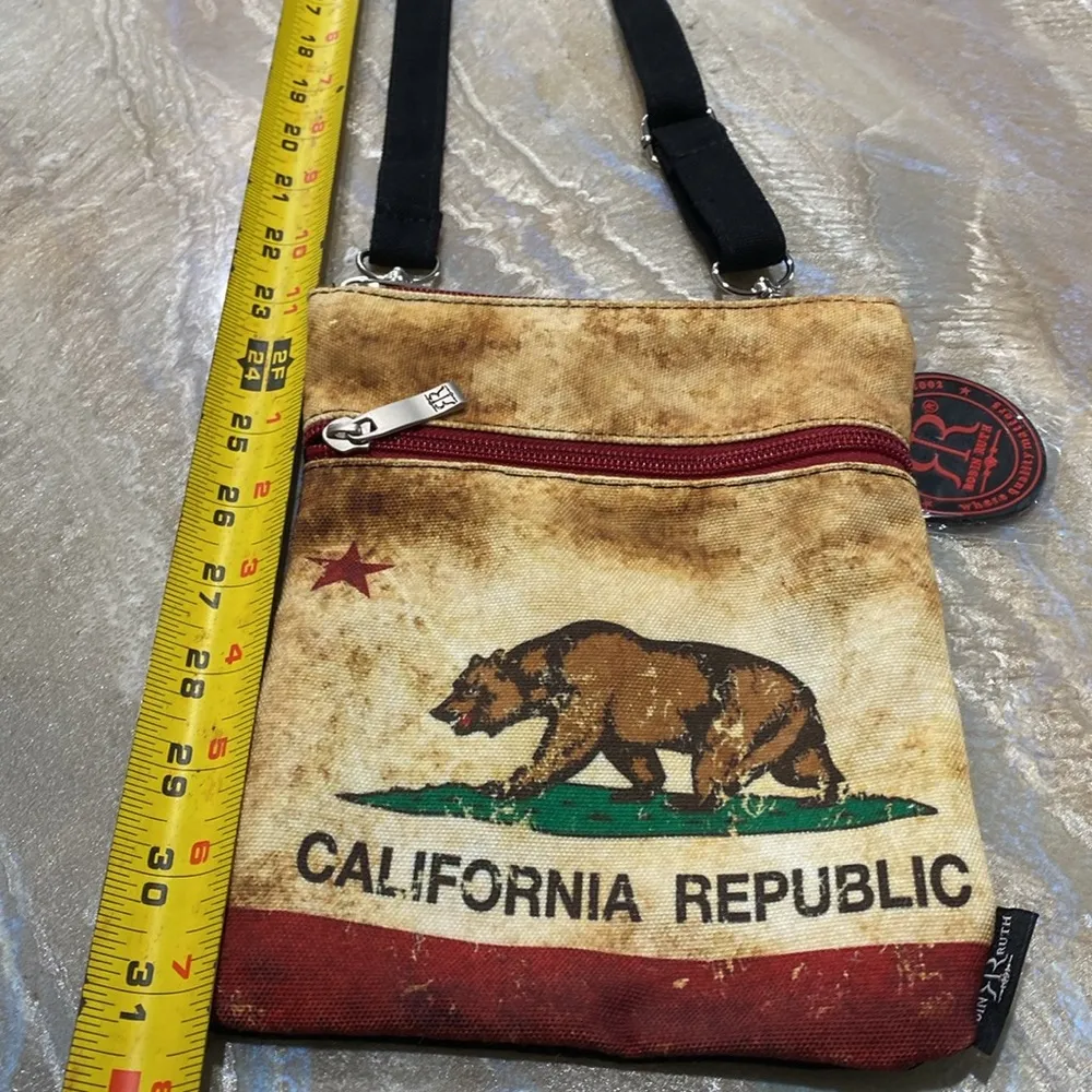 Robin Ruth California Republic Crossbody Cotton Purse Bag - Image 10