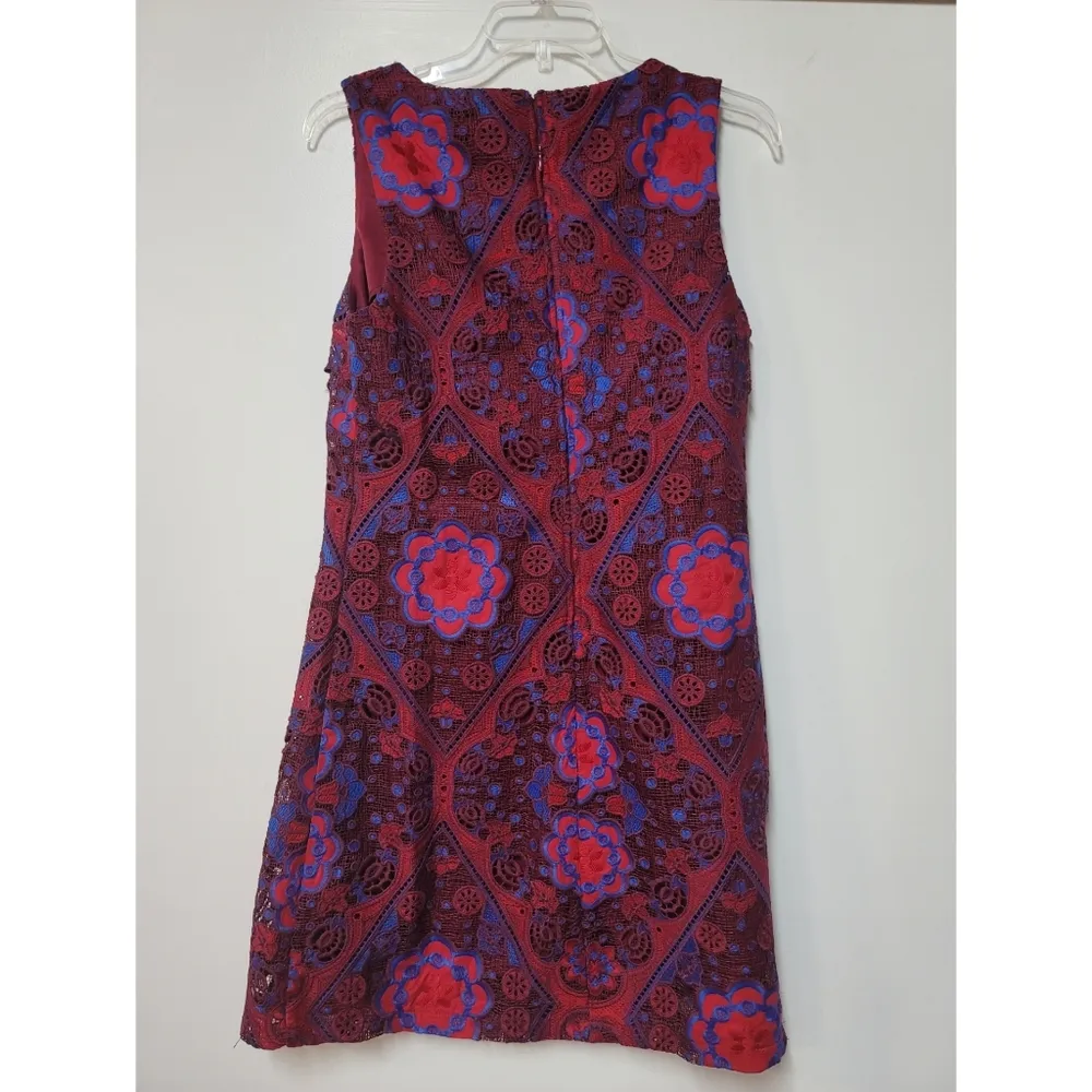 Anthropologie Eva Franco Eyelet Mini Dress size 6 - Image 6