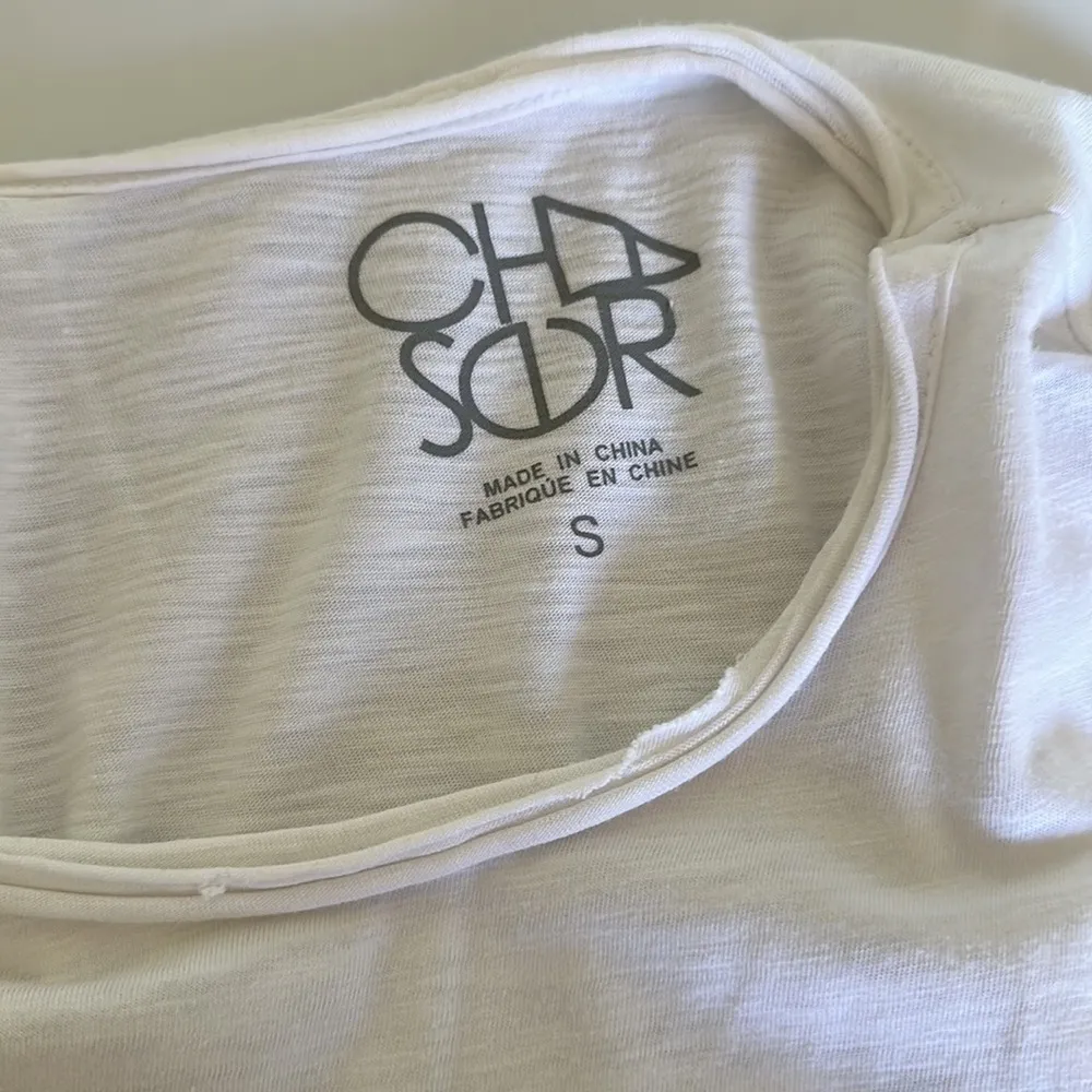 Chaser Thank You Wine Just in Time White Short Sleeve T Shirt Size Small - Image 4