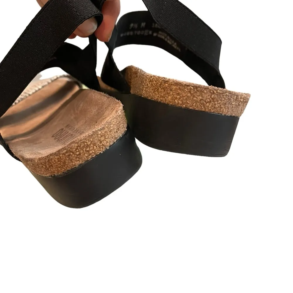 Munro Women's Pisces Sling Sandal, Wht/Blk Fabric Combo, Sz 9.5 - Image 11