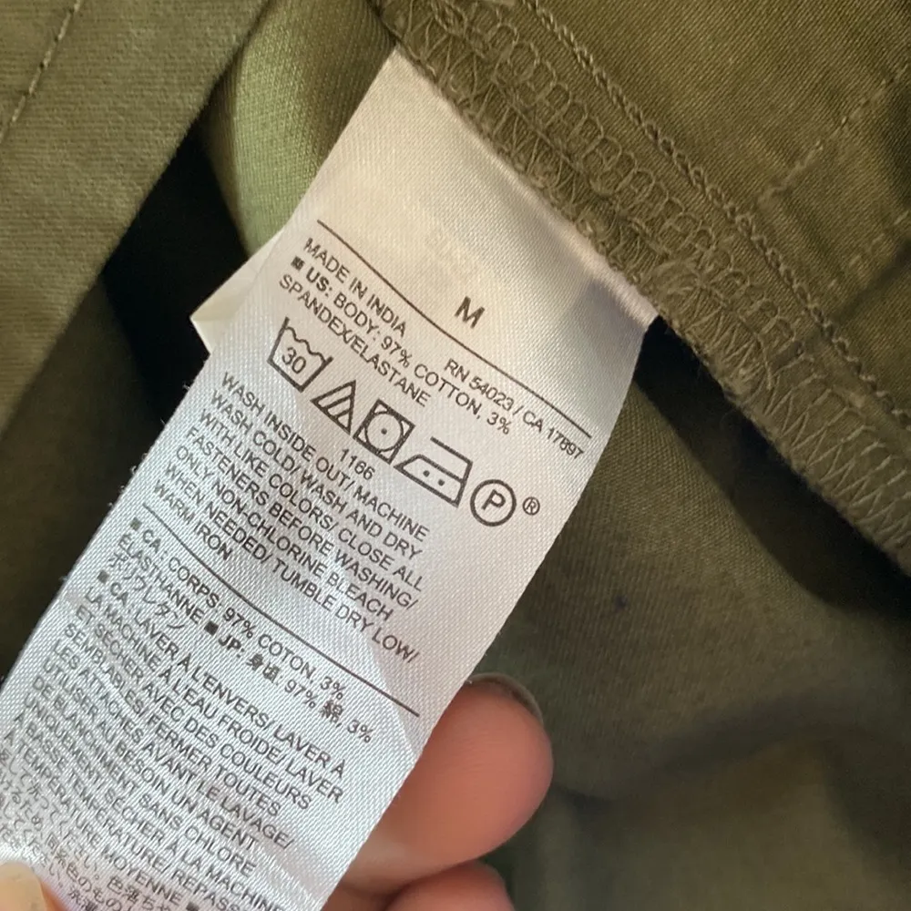 NWT Banana Republic Twill Mini Romper SIZE M - Image 7