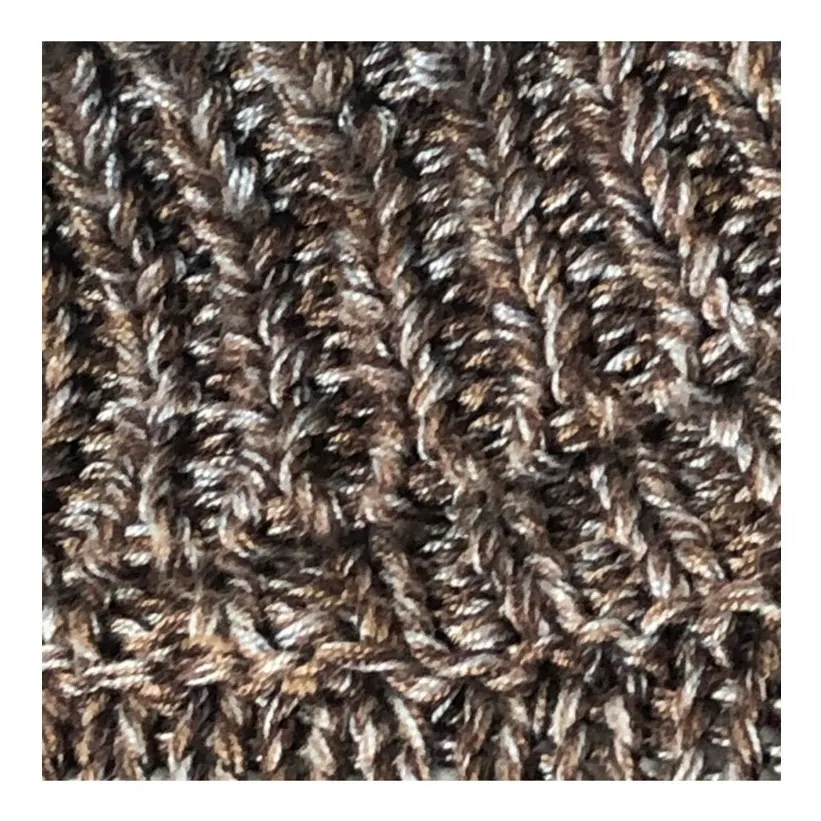 Corbin Collection 100% Silk Turtleneck Sweater Medium Brown Blue Luxury - Image 11