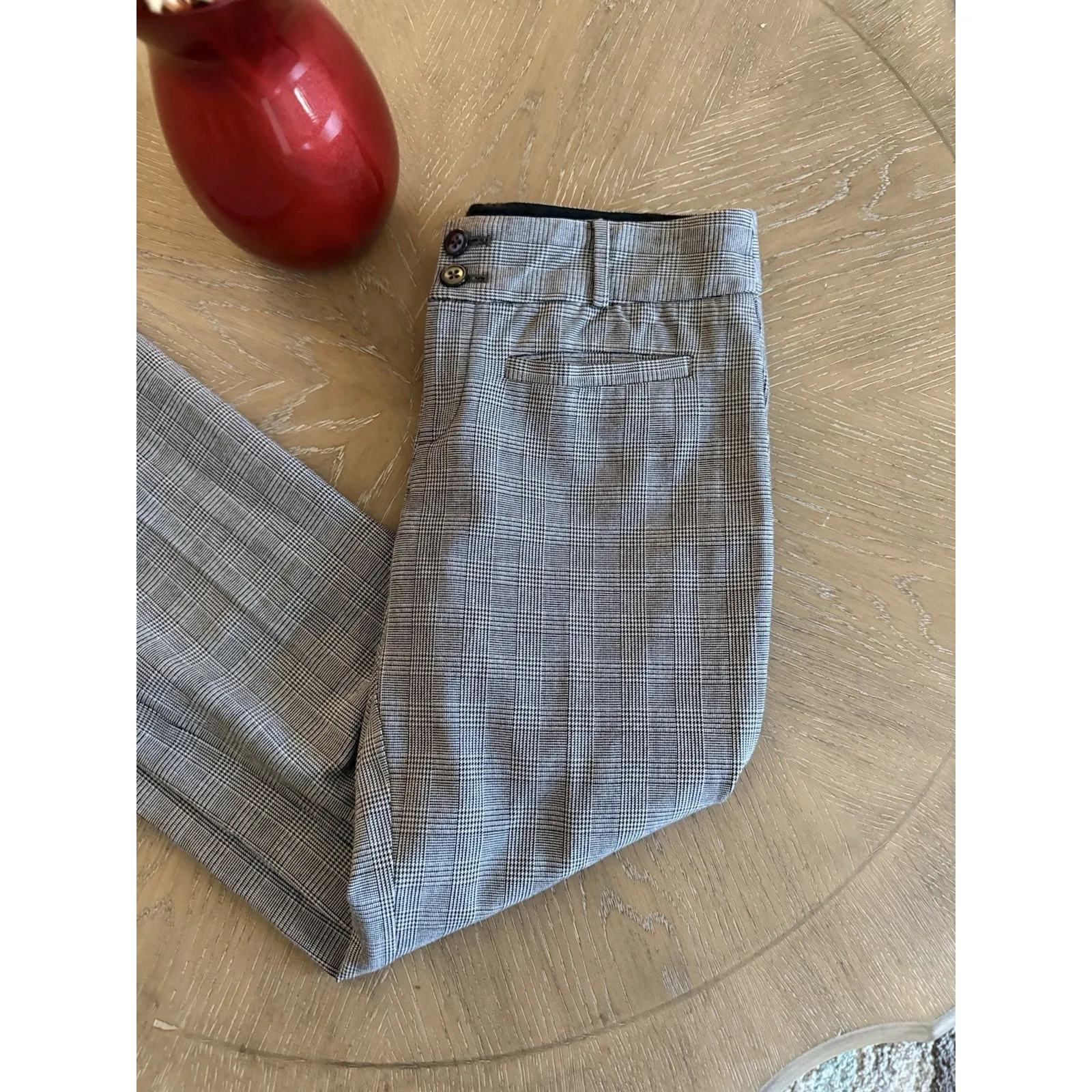 Anthropologie The Essential Crop Flare Pull On Pants Women's Size 2 - Image 5