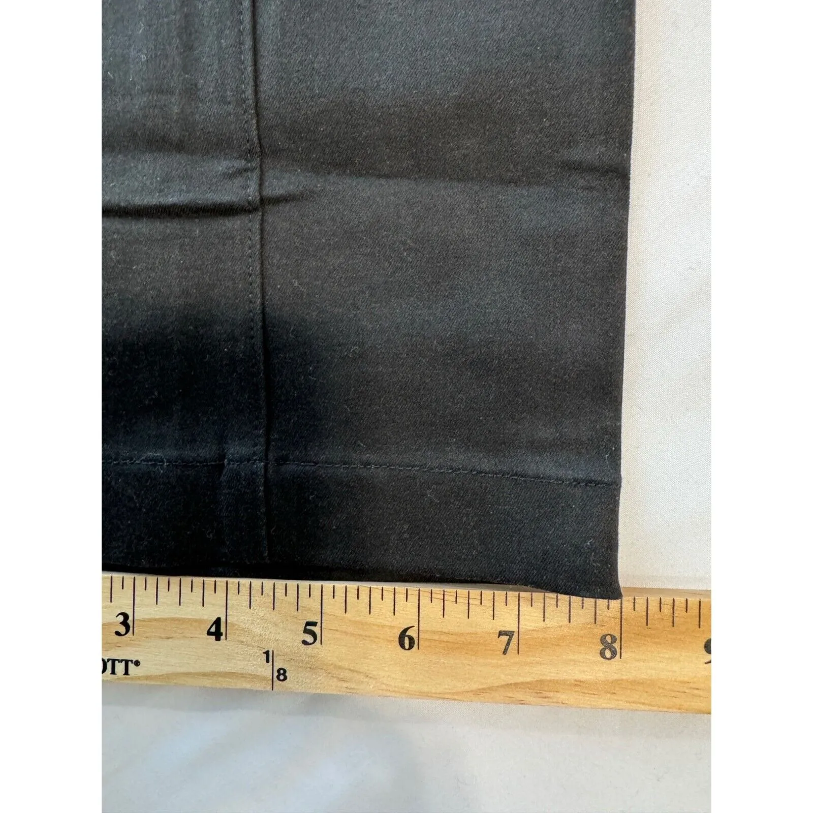 Hill House The Claire Stretch Preppy Academia Casual Black Pant NWT Small - Image 4