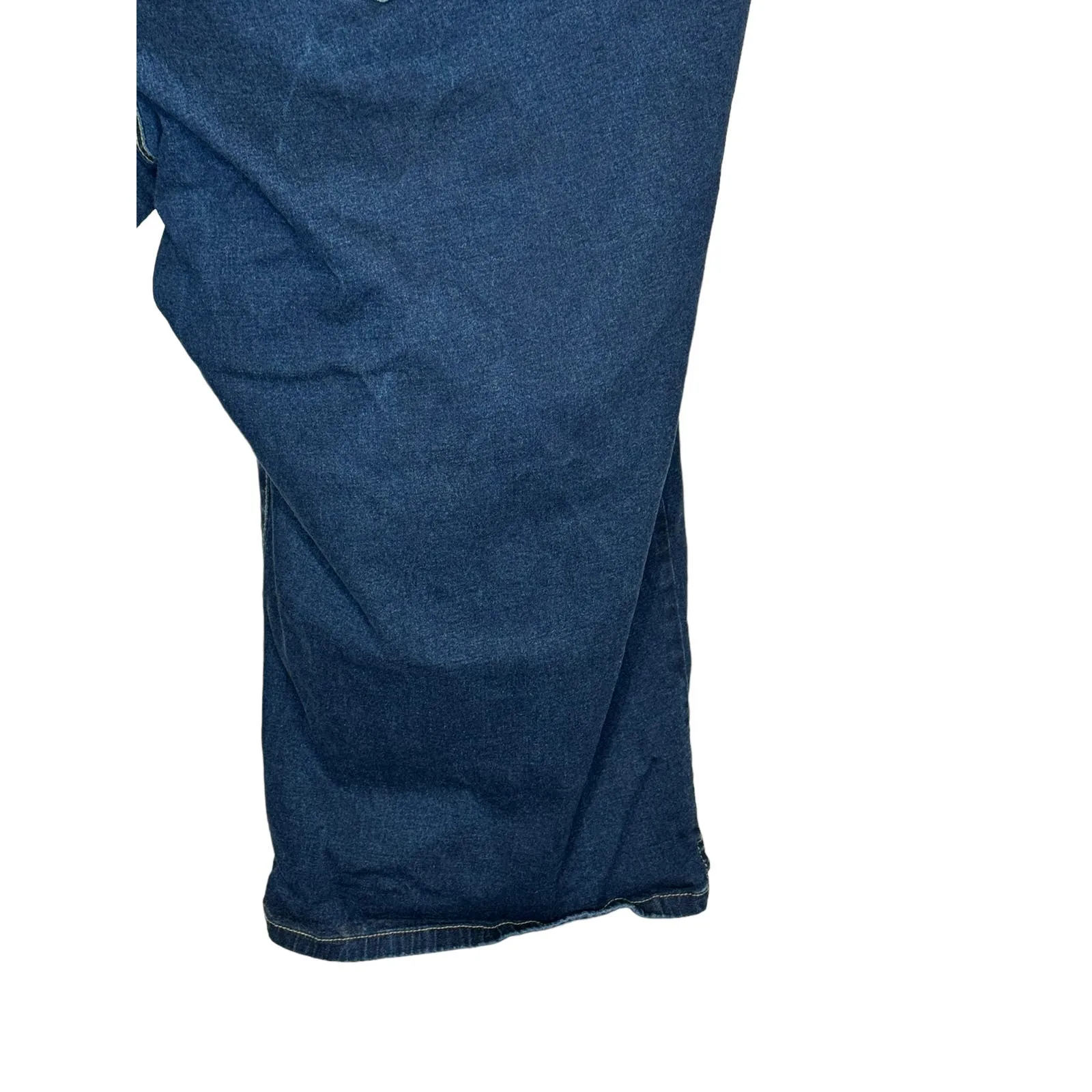 Woman Within Petite Women Denim‎ Crop Jeans High-Rise Blue Pull On Stretch 34WP - Image 6