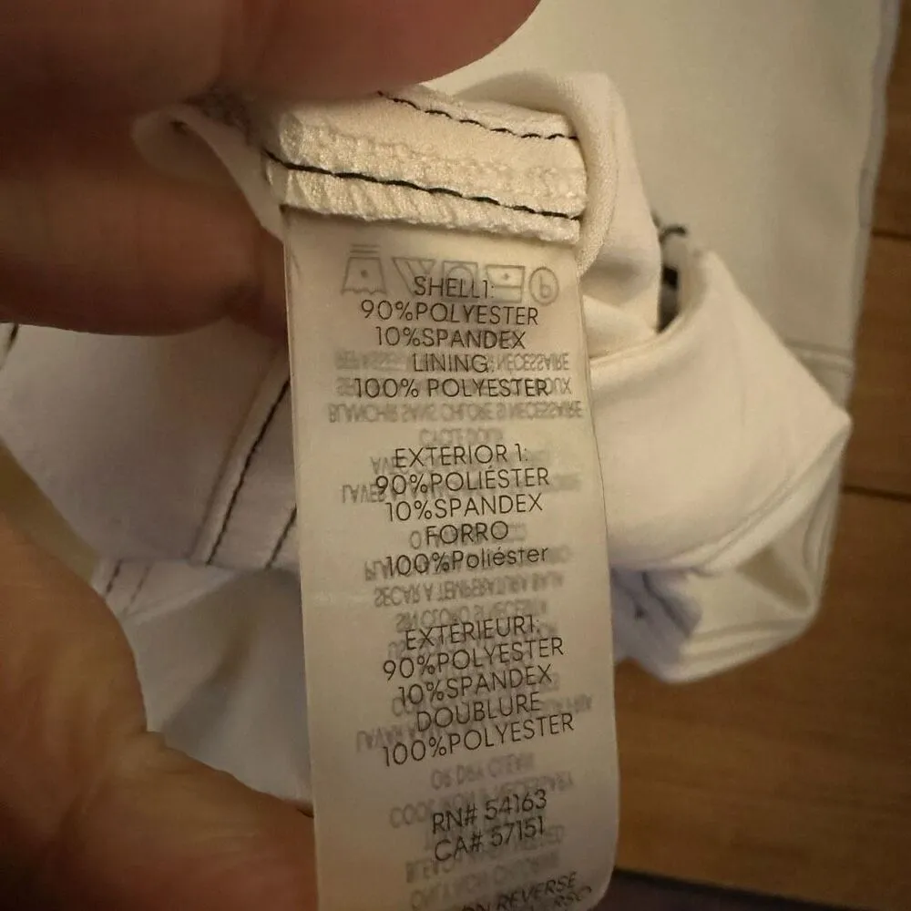 NWT Karl Lagerfeld white crop pants 14 - Image 4