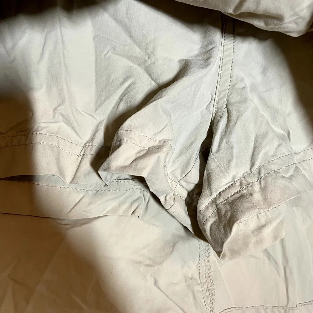 Patagonia Solimar Skort Skirt Wrap Front Button Closure Beige 6 - Image 3