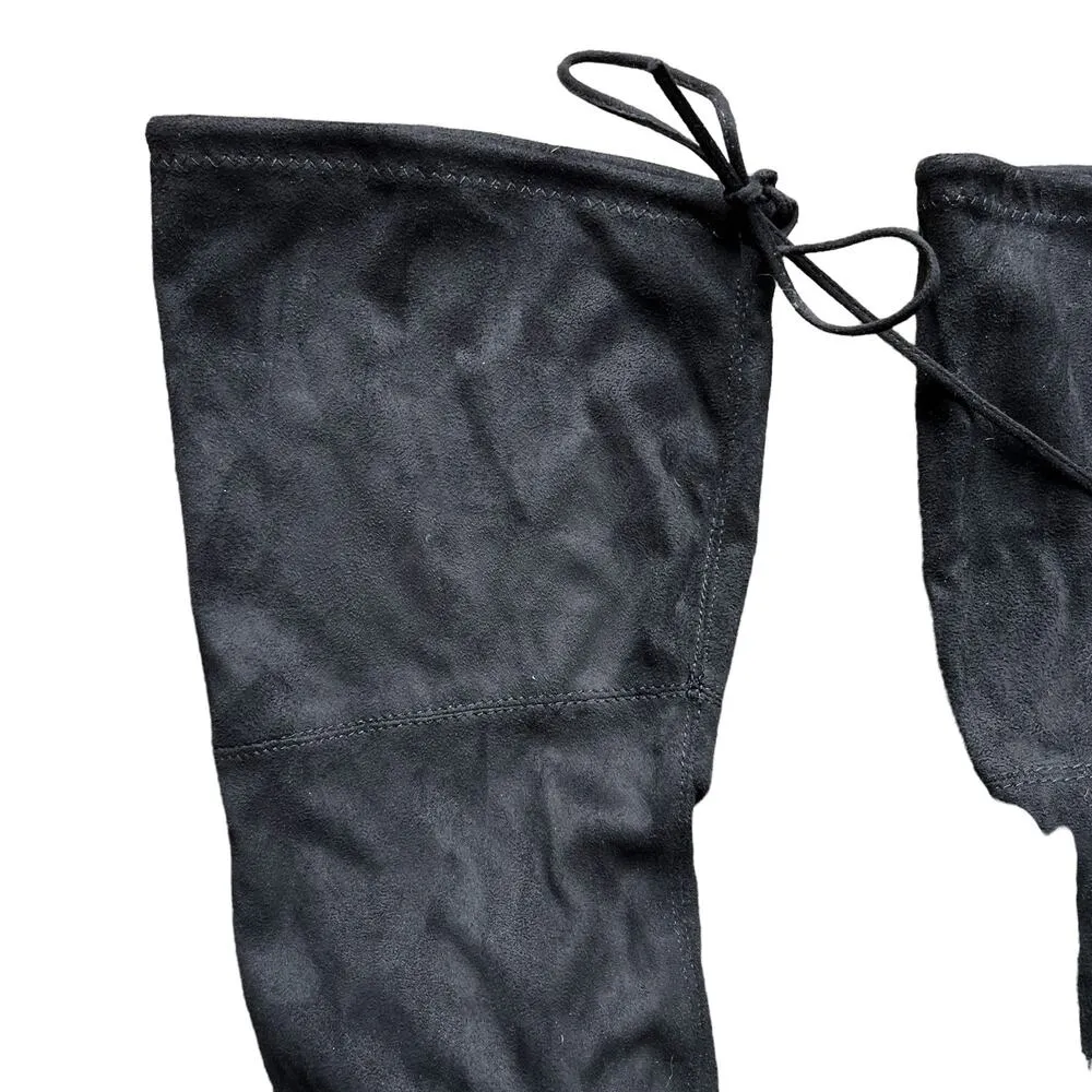 Catherine Malandrino Monarch Heeled Over The Knee Boots 8.5 Black New - Image 4