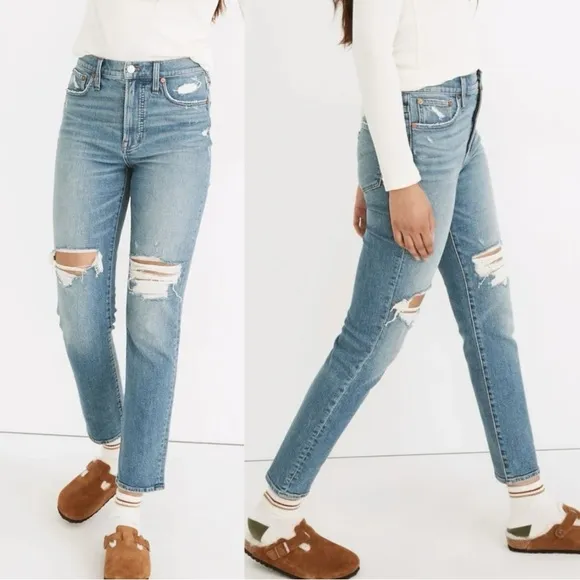 Madewell The Perfect Vintage Jean Denman Wash 25 NWT 90s Mom Jeans High Rise - Image 2