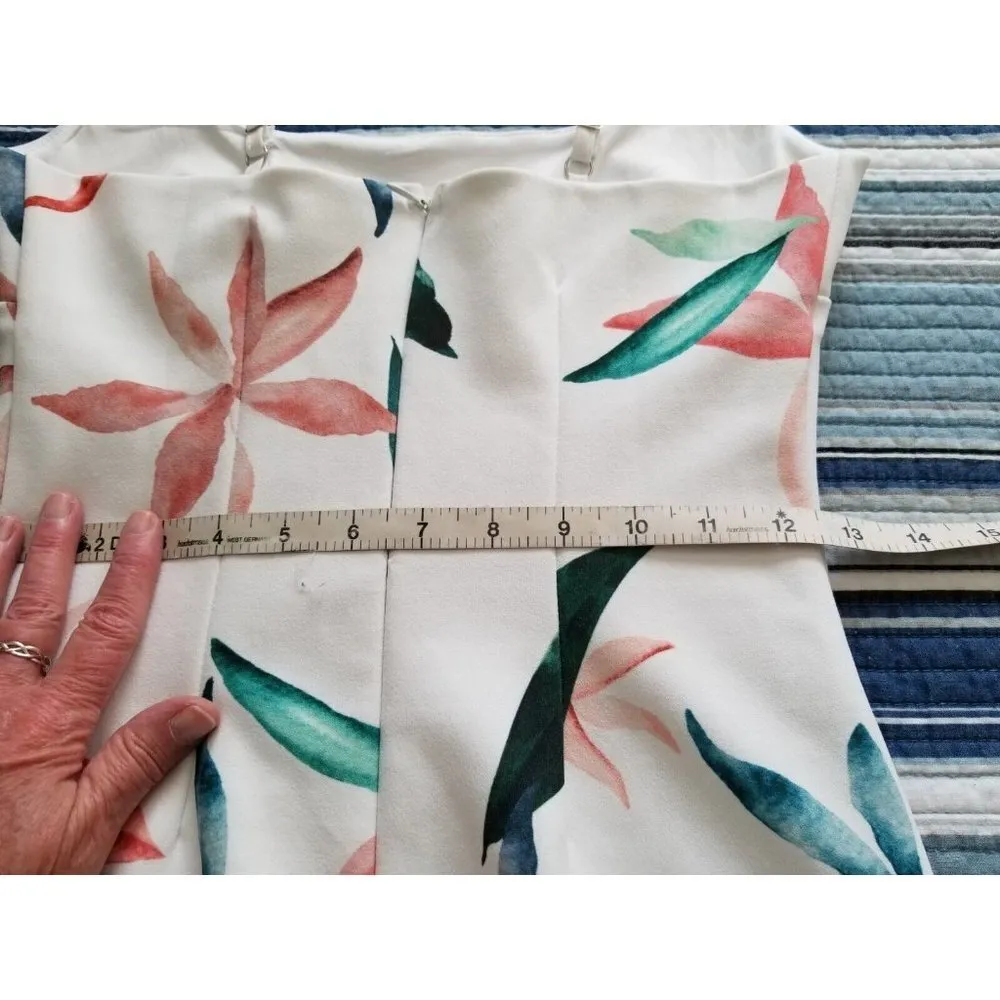 SHOWPO Way Out Dress In White Multi-color Floral Womens Size 8 - Image 6