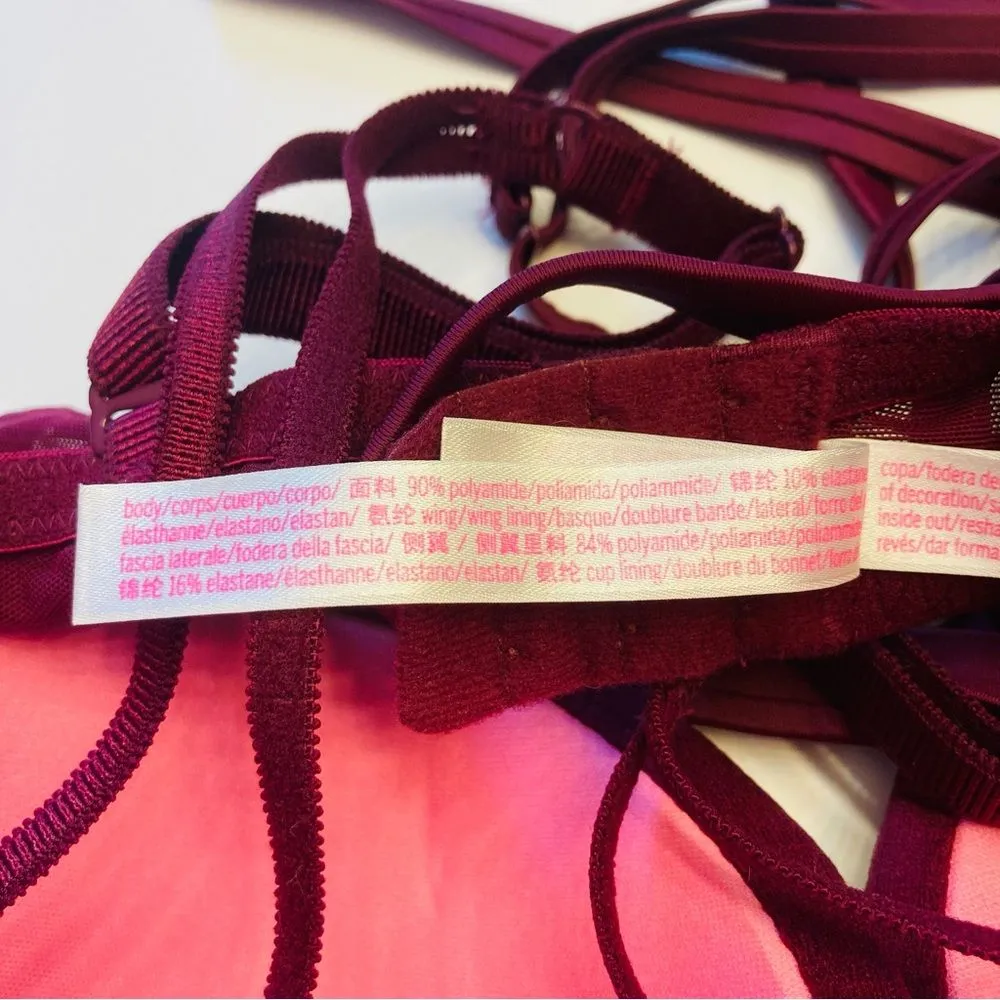 Victoria's Secret‎ PINK Date Push-up Bra Fashion Show Limited Edition Size 34DD - Image 13