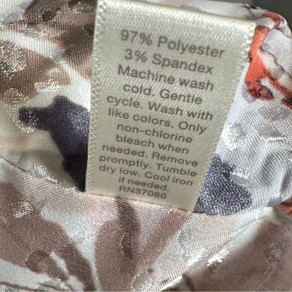 Cato beautiful pale blush satin textured floral midi dress size 26/28W NWT - Image 6