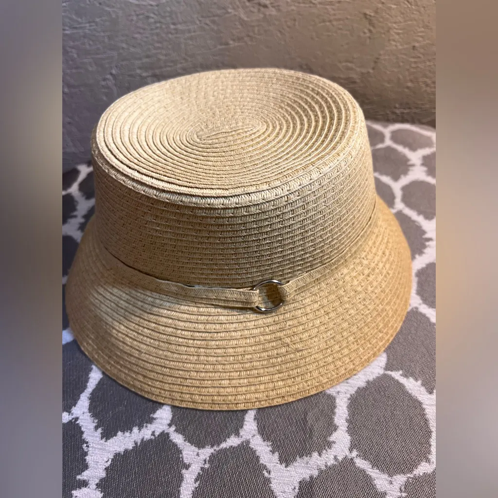 Bucket Hat Tan Straw by Magid natural color 7.5 - Image 8