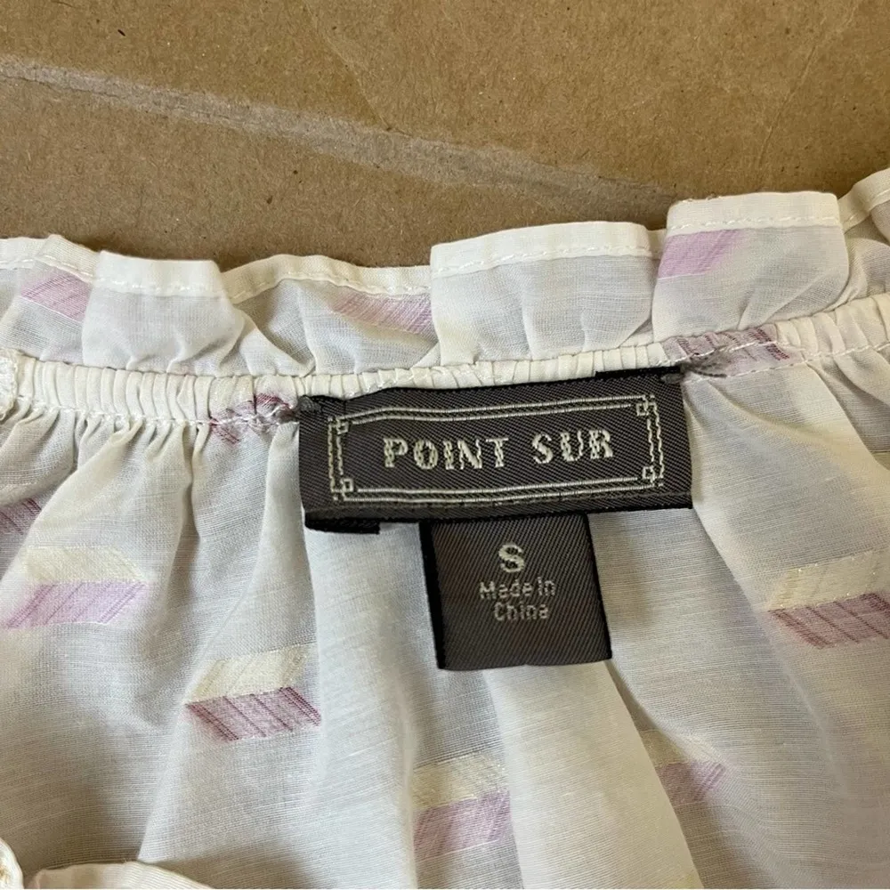 J. Crew Point Sur Ruffle Popover Blouse - Image 7