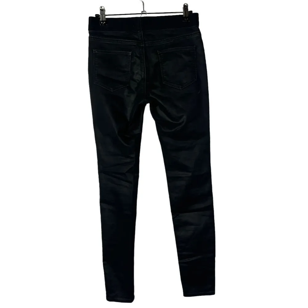 1. State Black Faux Leather Coated Jeggings XS - Image 3