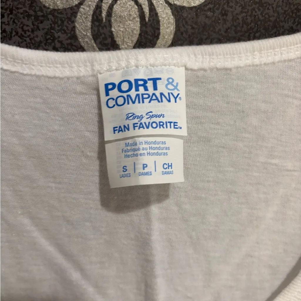 White Pitt Football Tank Top with Yellow and Blue Helmet Graphic - Image 2