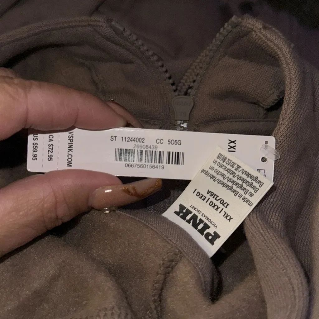 New PINK
IVY‎ FLEECE CAMPUS FULL-ZIP HOODIE - Image 4