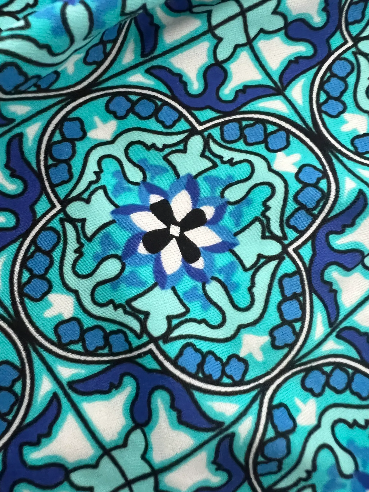 Spanx Love Your Assets by Sara Blakely,  | One piece Fiesta Tile Foundations Swimsuit. Size: M. - Image 4