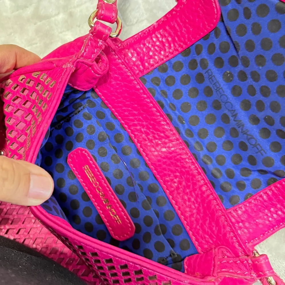 Rebecca Minkoff Hot Pink Cross Body - Image 6