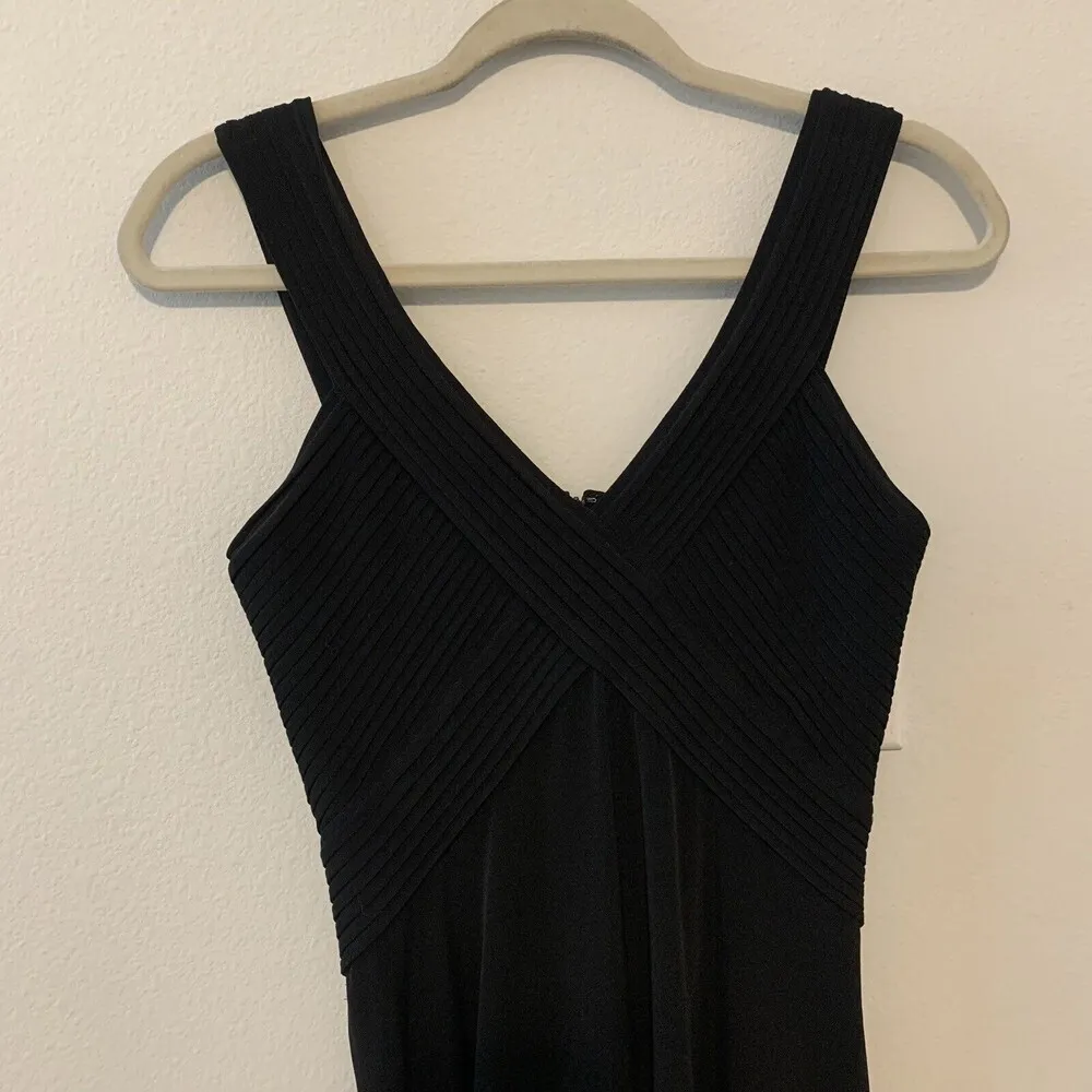 Calvin Klein Black Sleeveless Fit & Flare Cocktail Evening Dress - Image 2