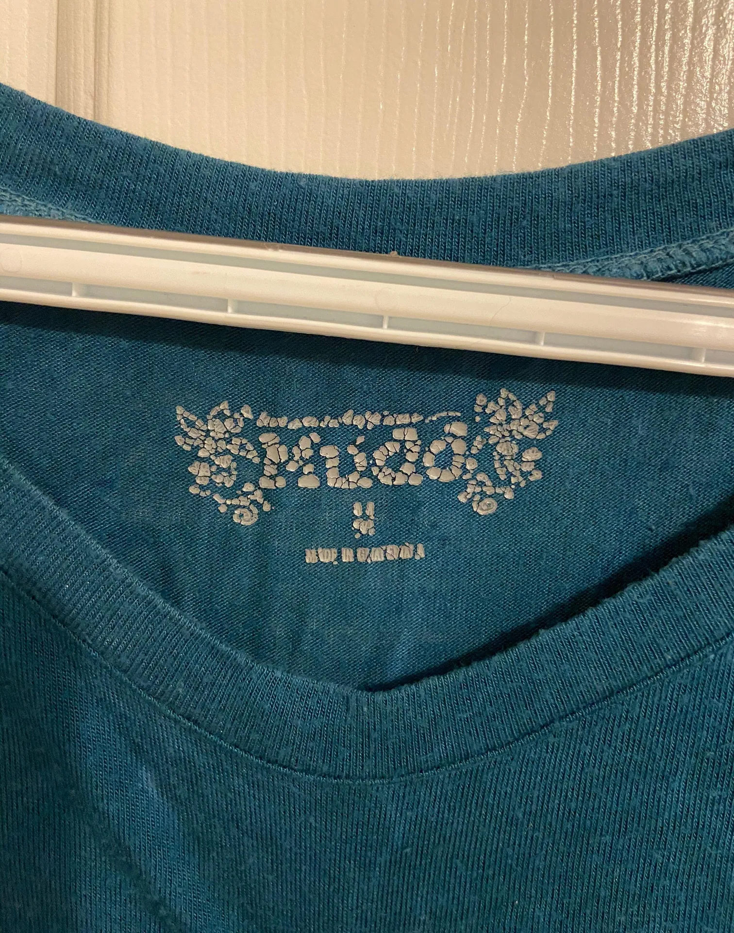 Mudd Teal Bleached Tshirt - Image 3