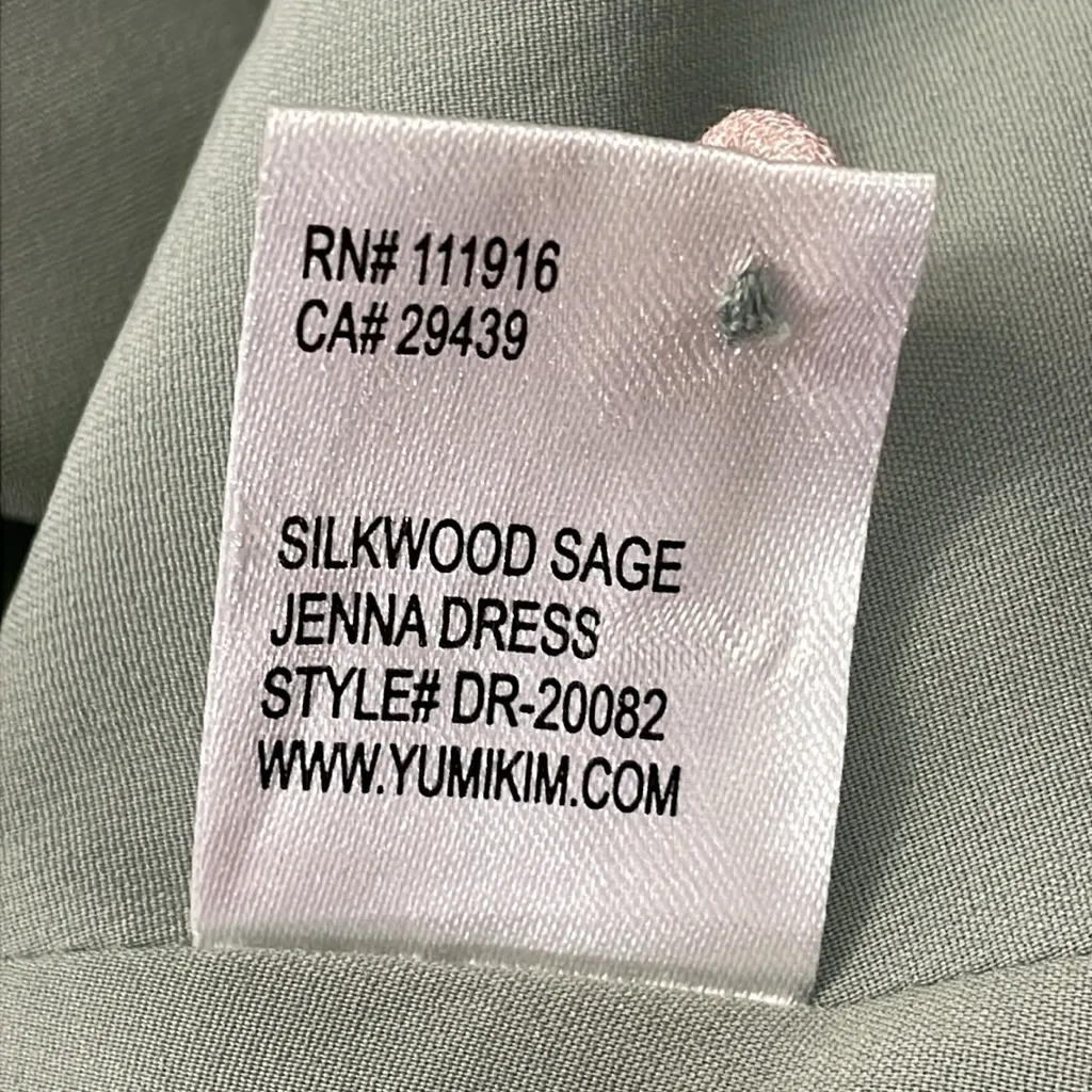 Yumi Kim Floral Jenna Long Sleeve Dress in Mint Green - Image 10