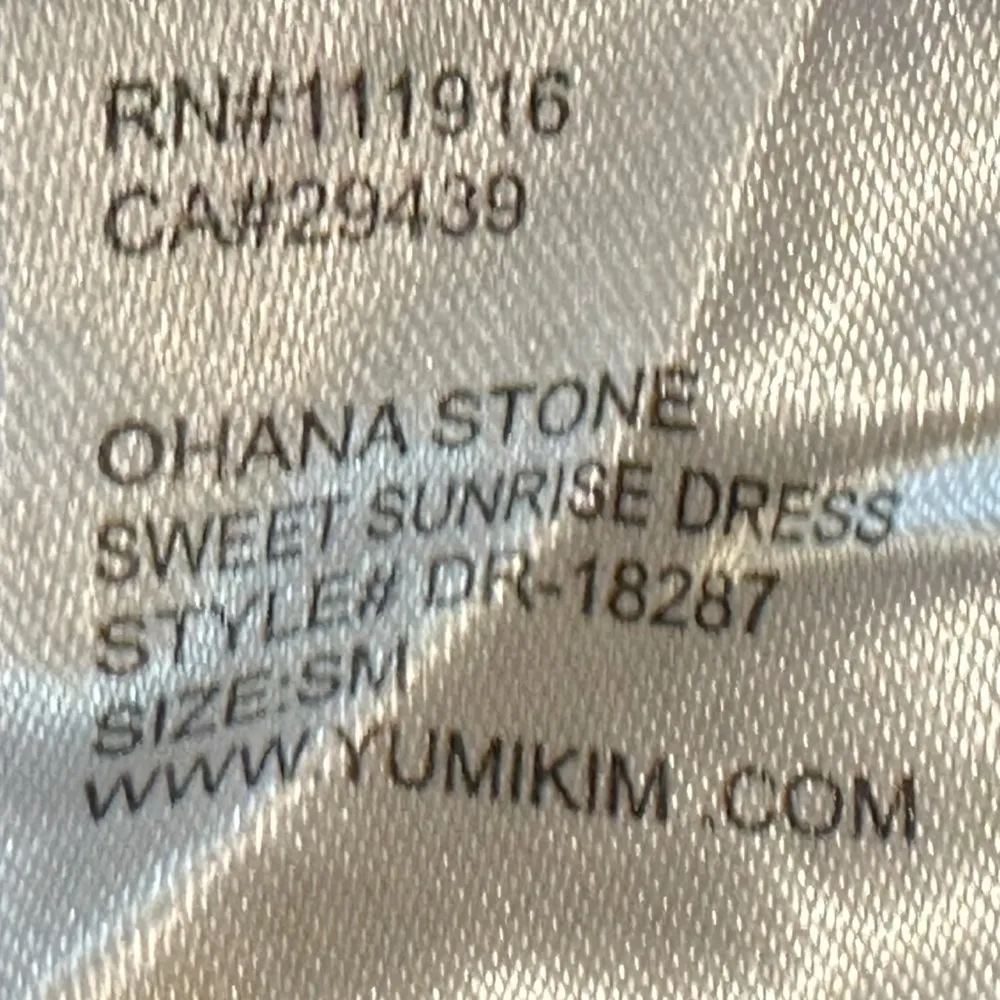 Yumi Kim Sweet Sunrise Dress in Ohana Stone Size Small Floral Periwinkle - Image 12