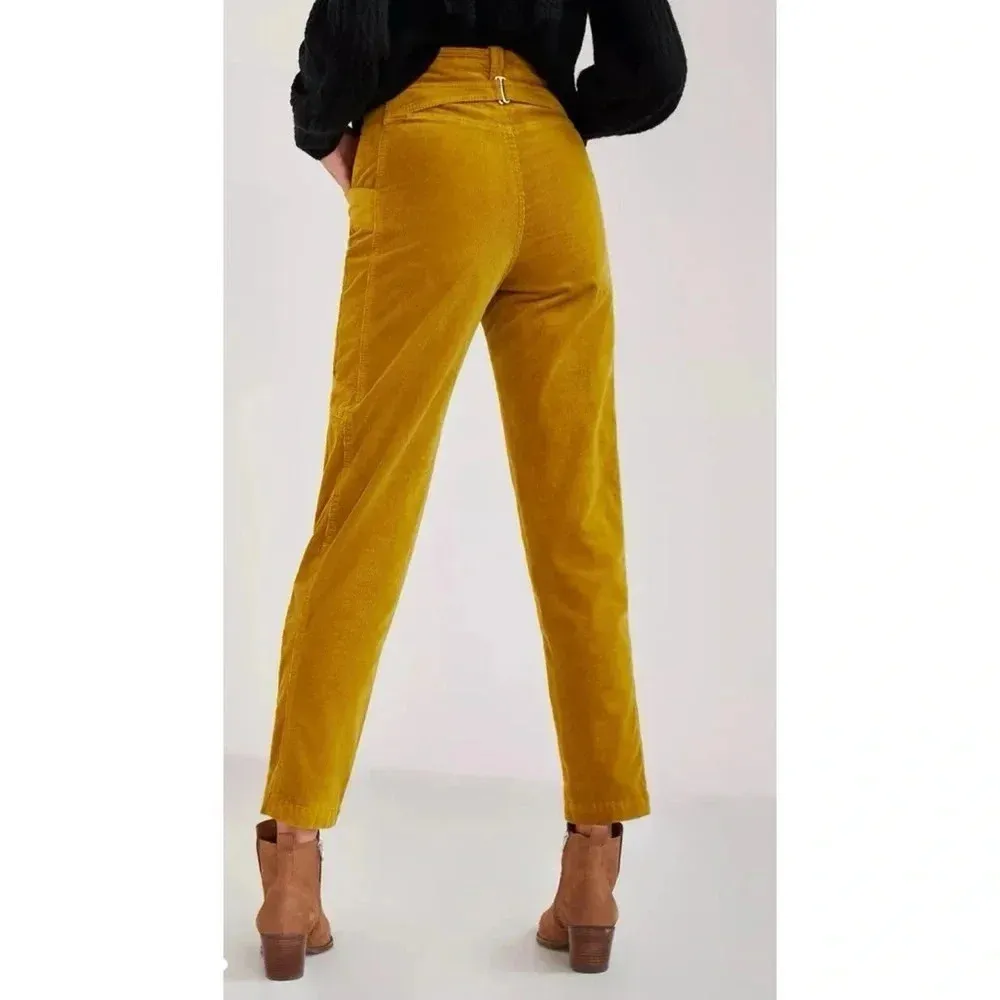 Pilcro Anthropologie Slim Corduroy Cargo Zip Ankle Trousers Pants Size 31 - Image 15