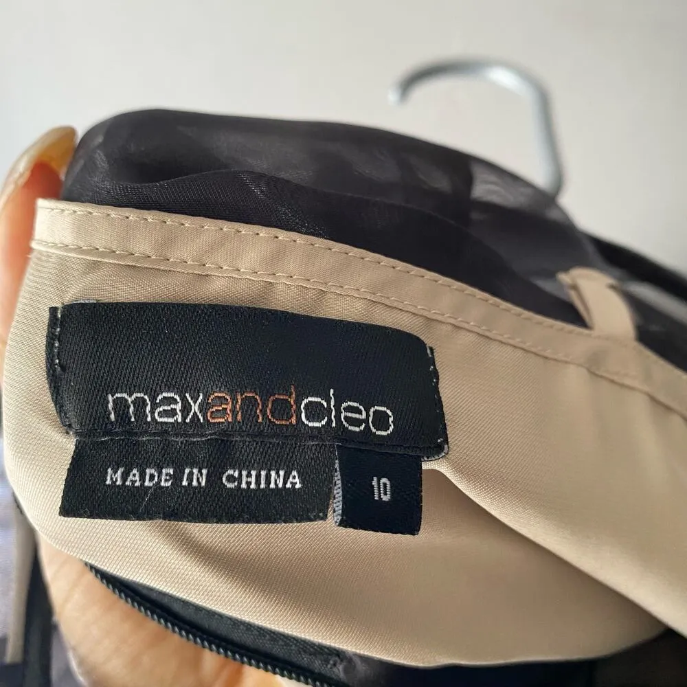 Max and Cleo‎ sz 10 sheer cocktail formal dress - Image 9