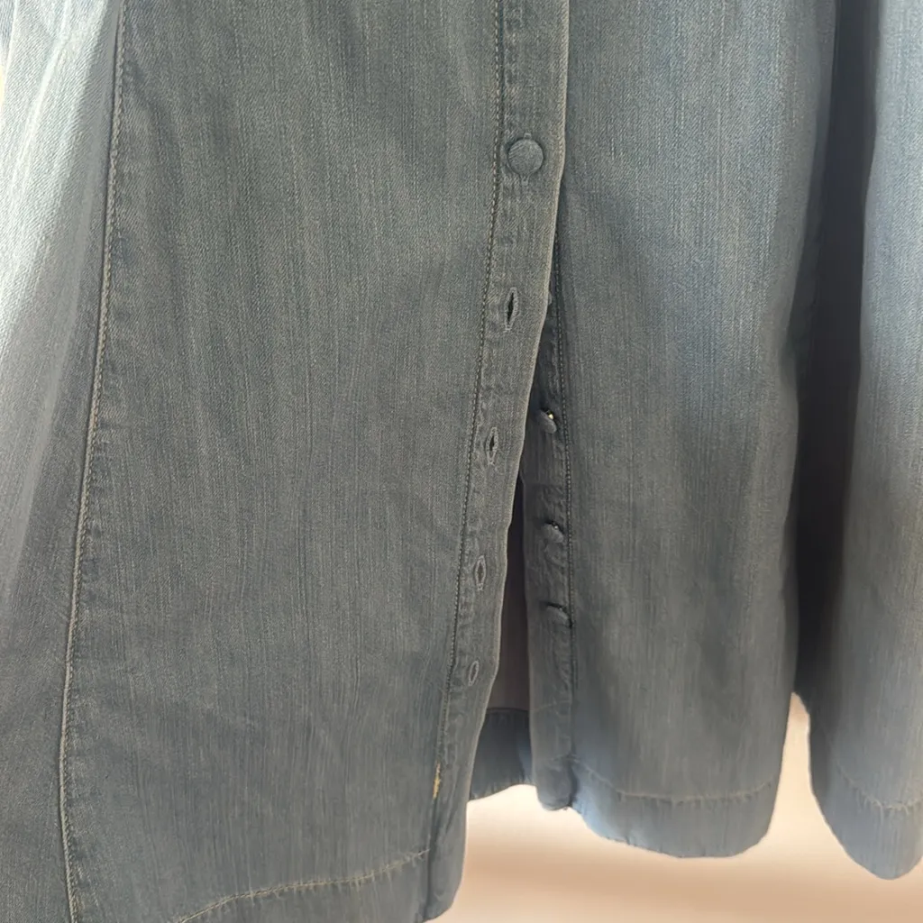 Reformation Sebastien Denim Midi Dress, BRAND NEW, Size 6, $248 - Image 11