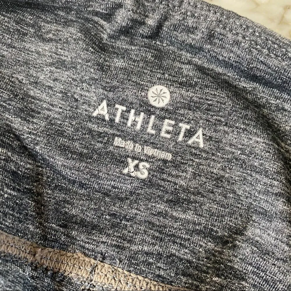 Women's Coolmax Zip Pocket Athletic Workout Yoga Full Length Leggings XS - Image 7