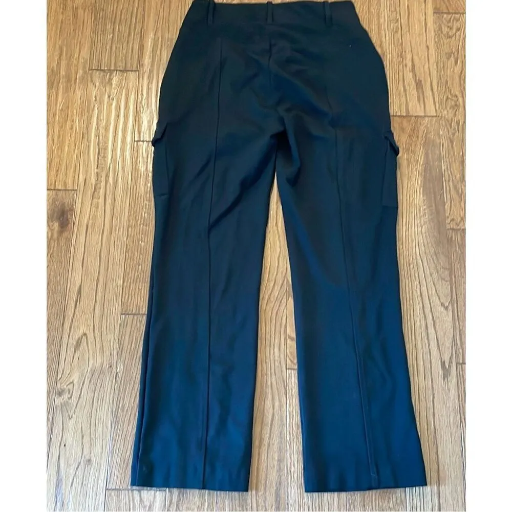 Rachel Zoe black ponte cargo pocket pant size 6 - Image 10