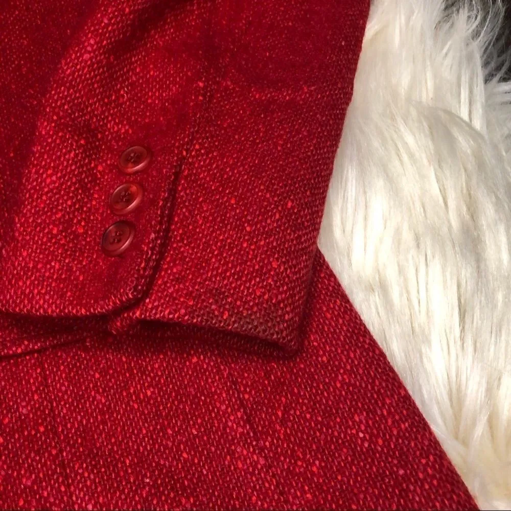 Vintage 1980/90s Pendleton Woolen Mills Red Blazer - Image 11